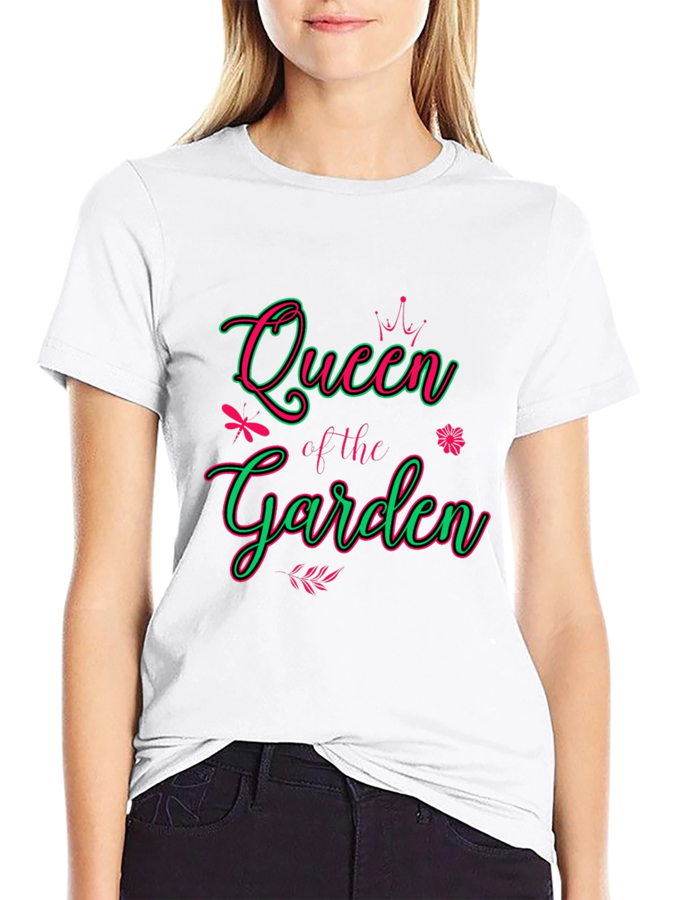 Queen of the Garden Black T-Shirt