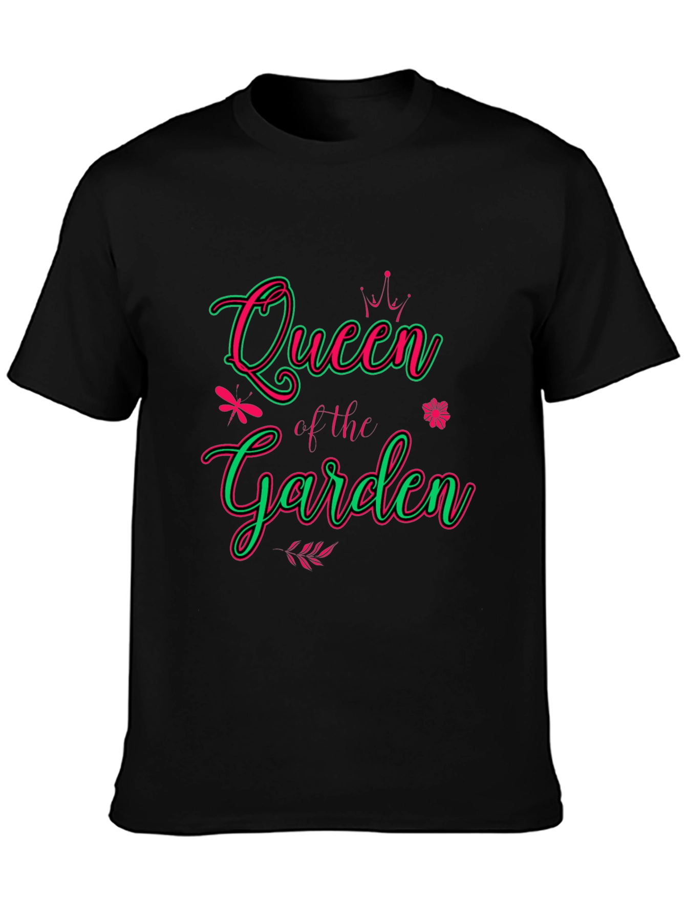 Queen of the Garden Black T-Shirt
