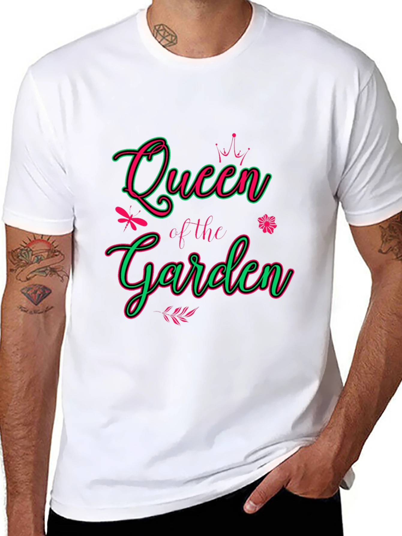 Queen of the Garden Black T-Shirt