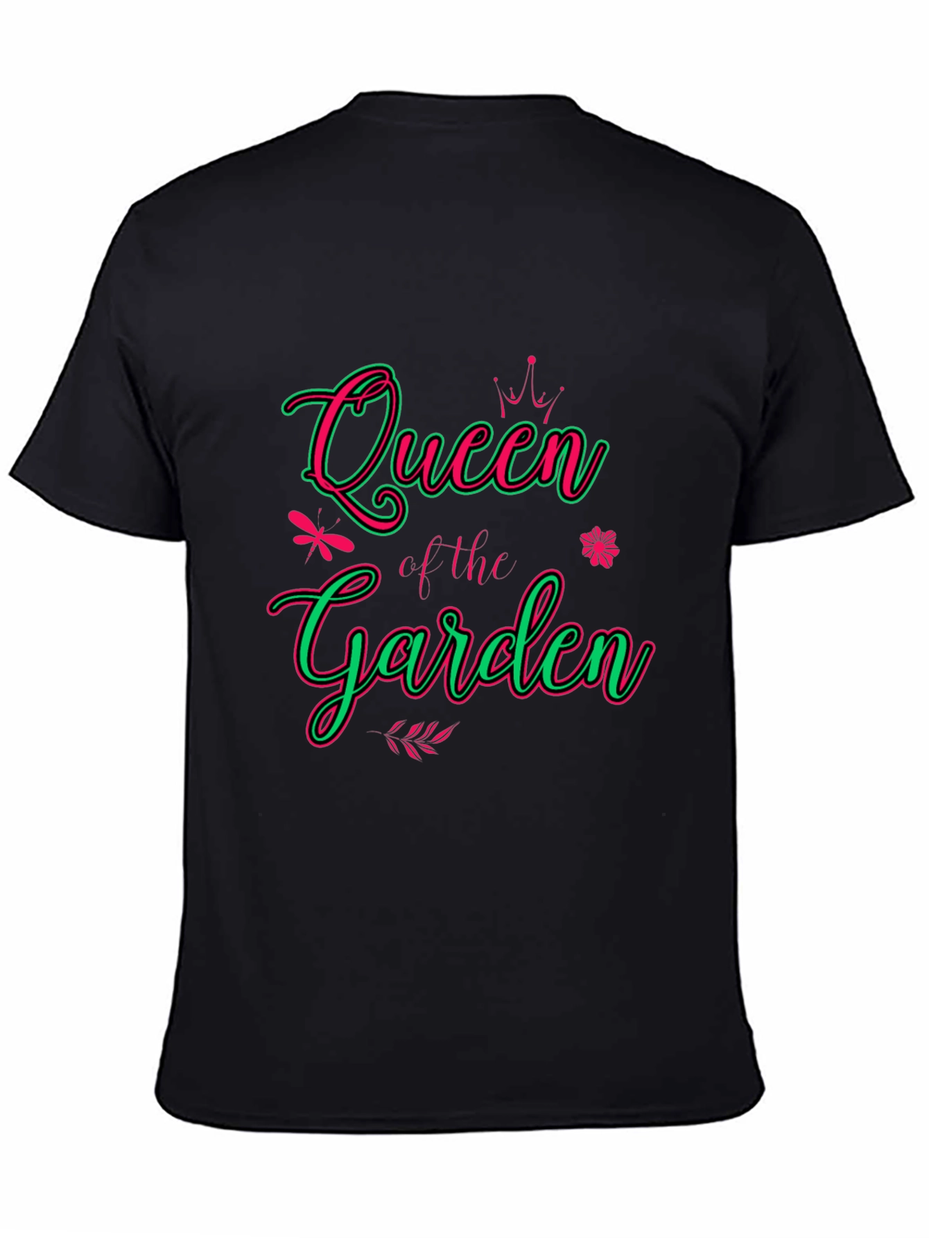 Queen of the Garden Black T-Shirt