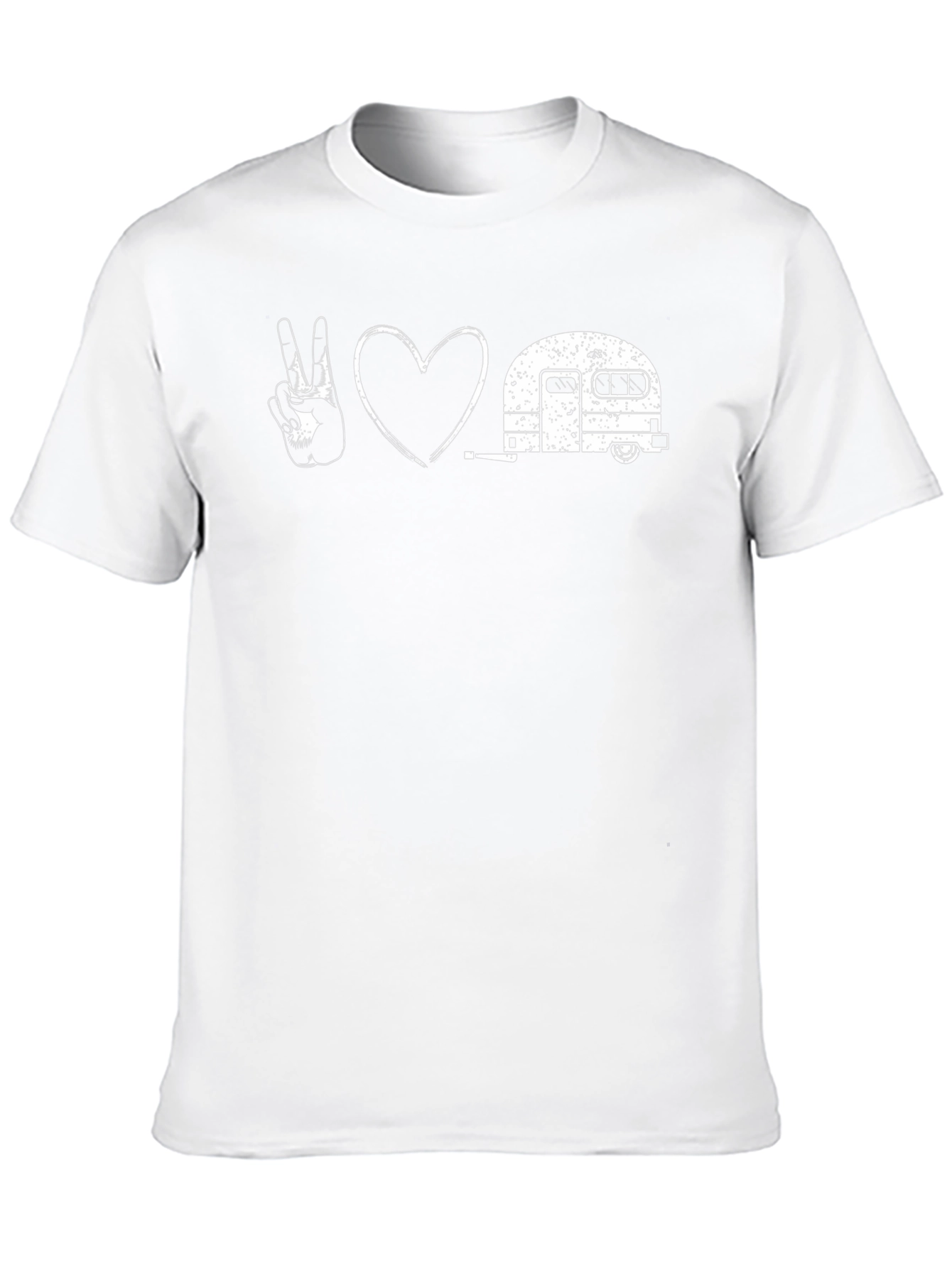 Peace Love Camping Black T-Shirt
