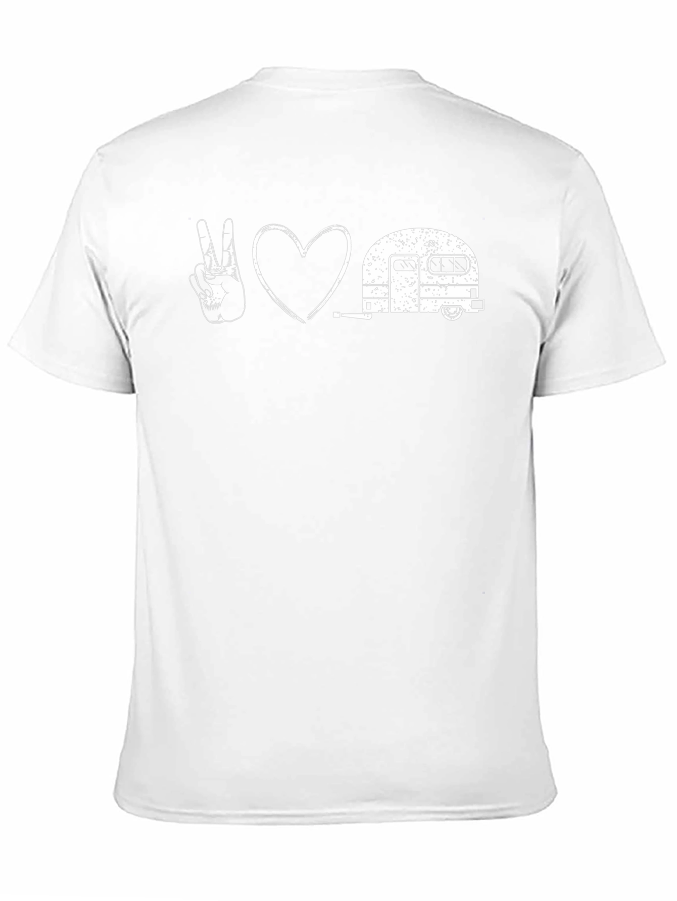 Peace Love Camping Black T-Shirt