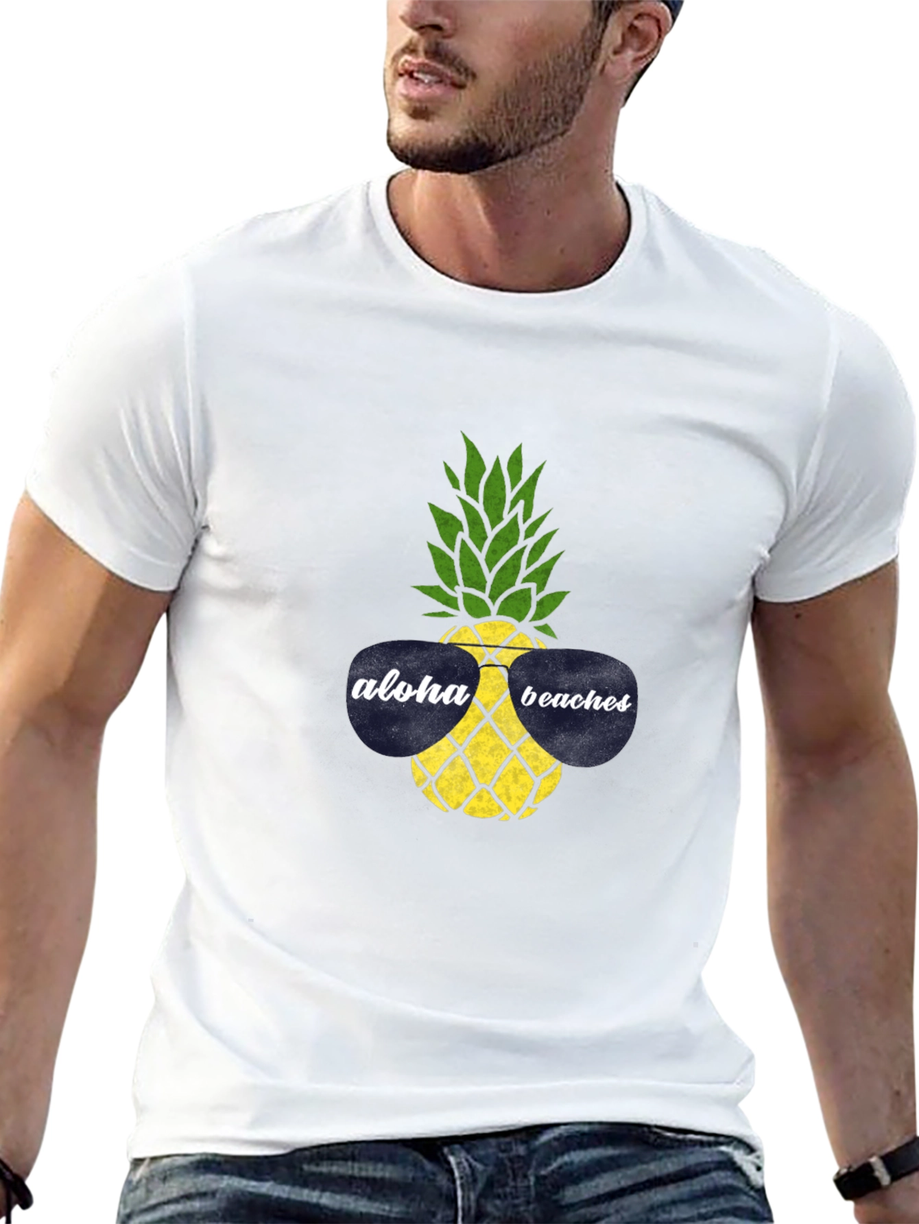 Aloha Beaches Pineapple T-Shirt