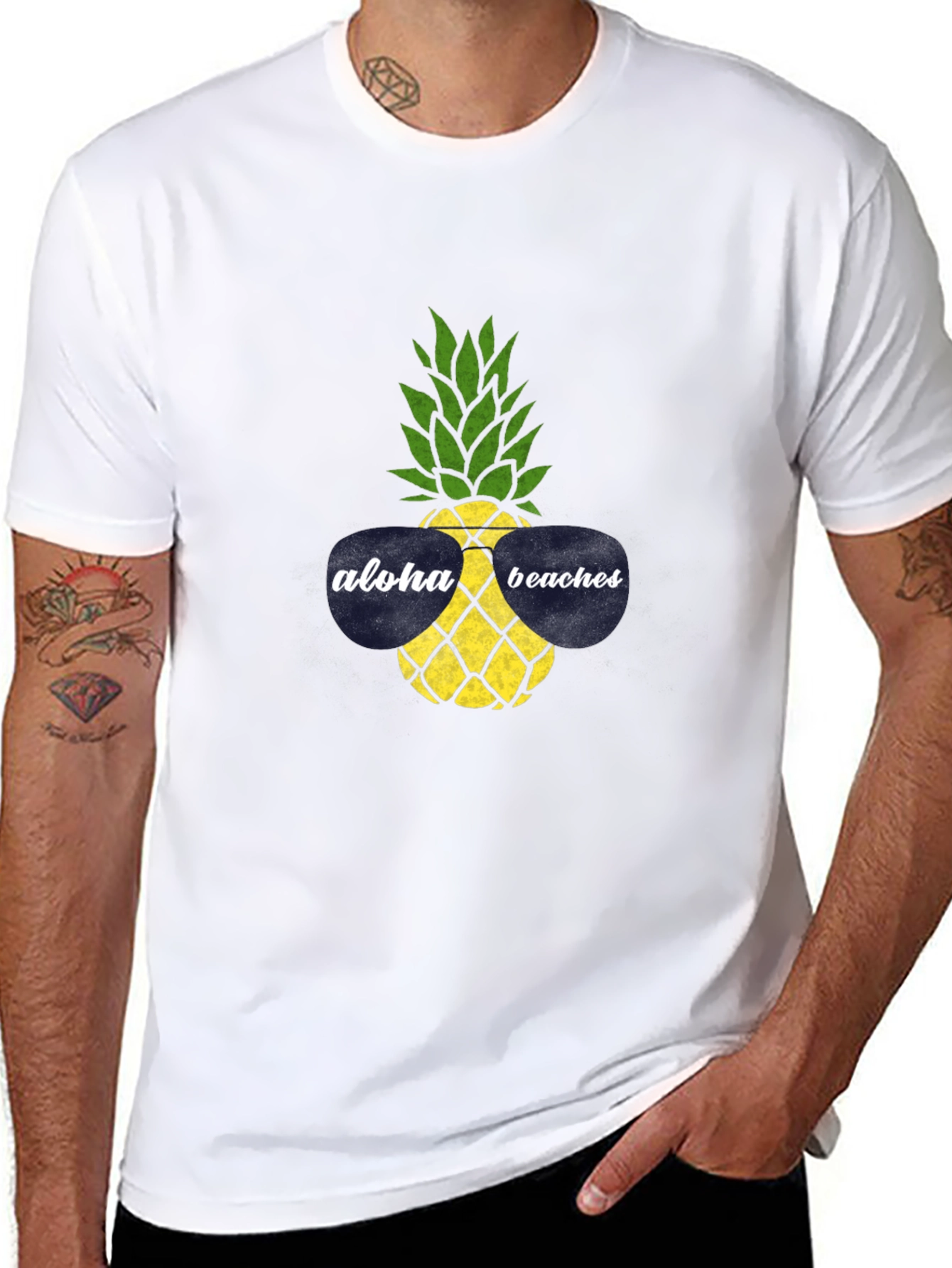Aloha Beaches Pineapple T-Shirt