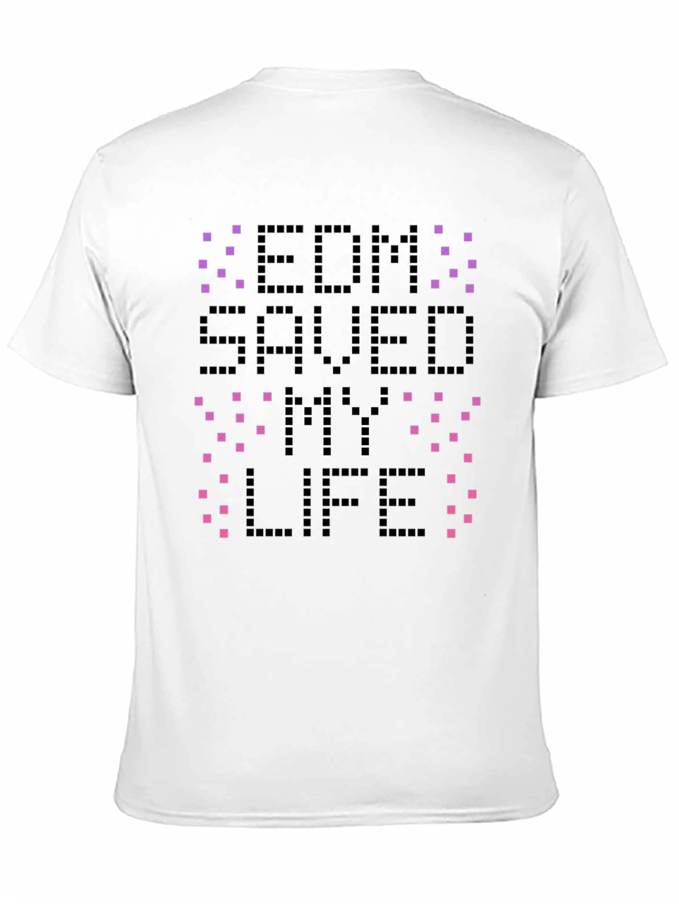 EDM Saved My Life Black Graphic Tee