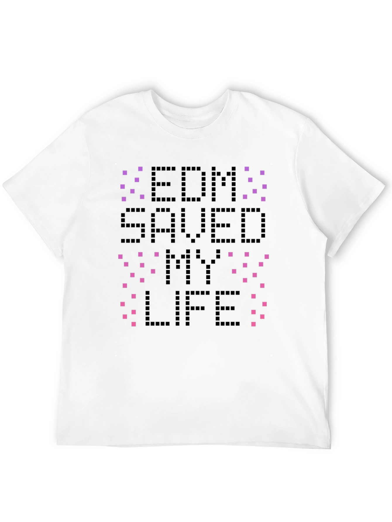 EDM Saved My Life Black Graphic Tee
