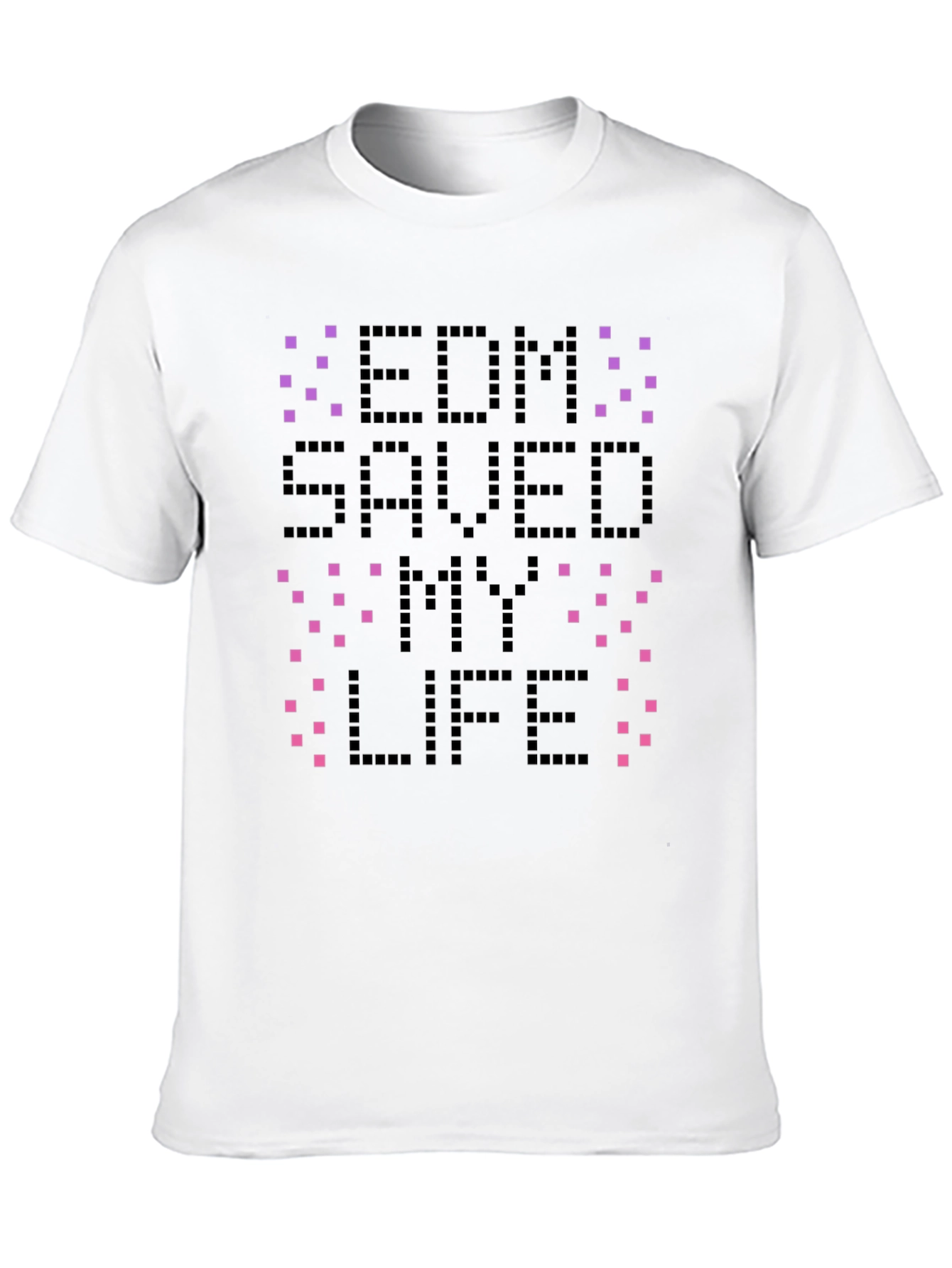 EDM Saved My Life Black Graphic Tee