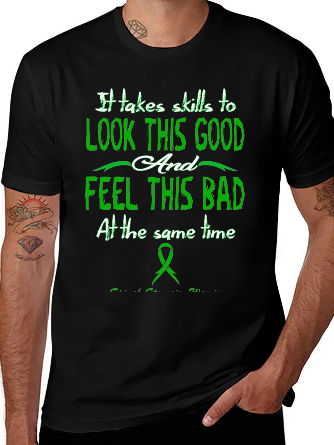 Skills to Look Good Feel Bad Graphic T-Shirt