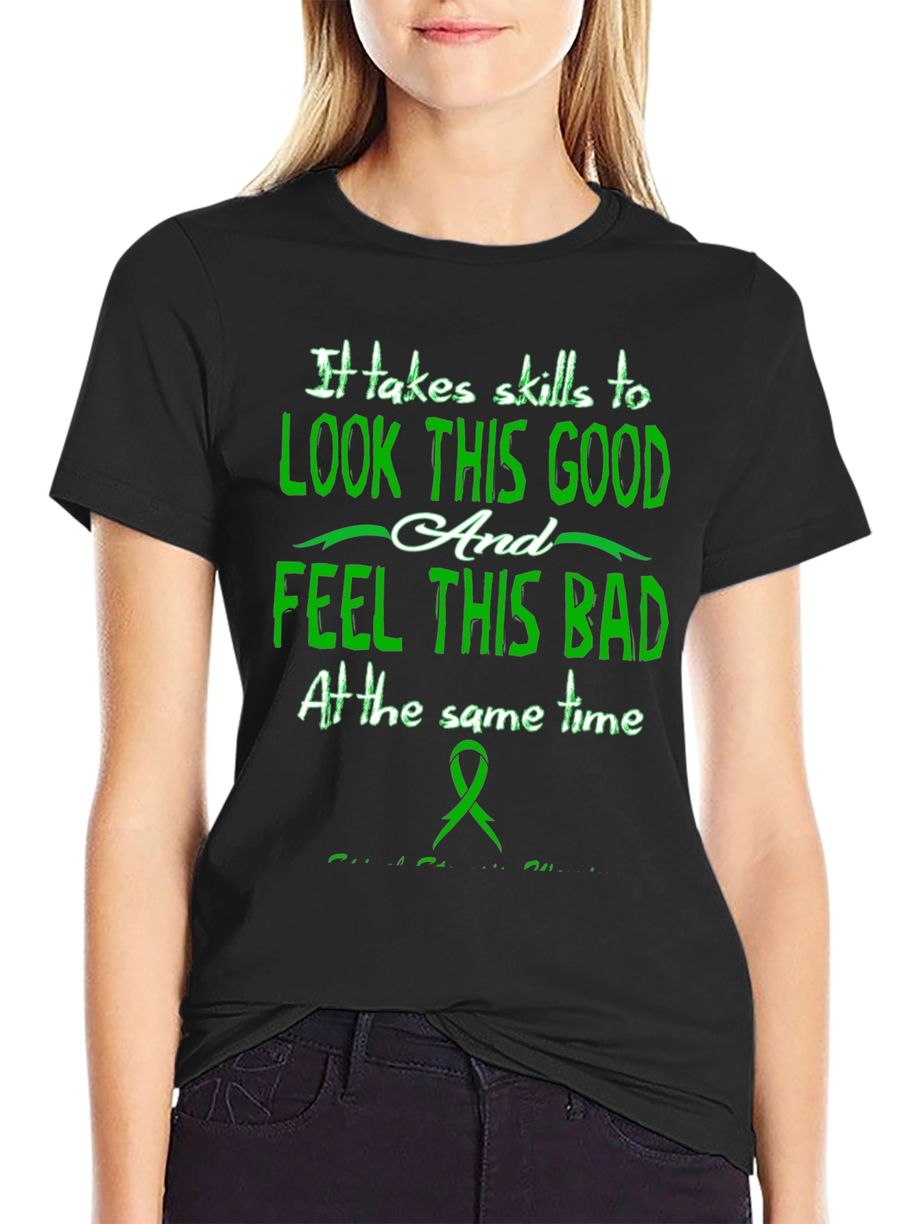 Skills to Look Good Feel Bad Graphic T-Shirt