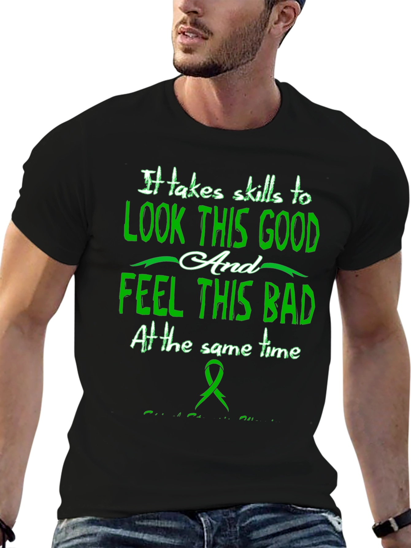 Skills to Look Good Feel Bad Graphic T-Shirt