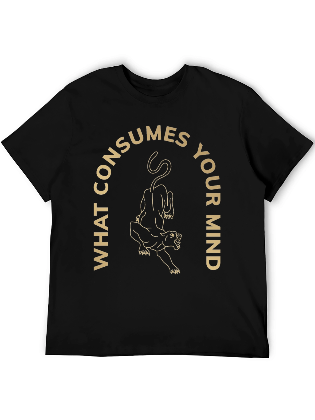 Mind Consuming Panther Graphic T-Shirt