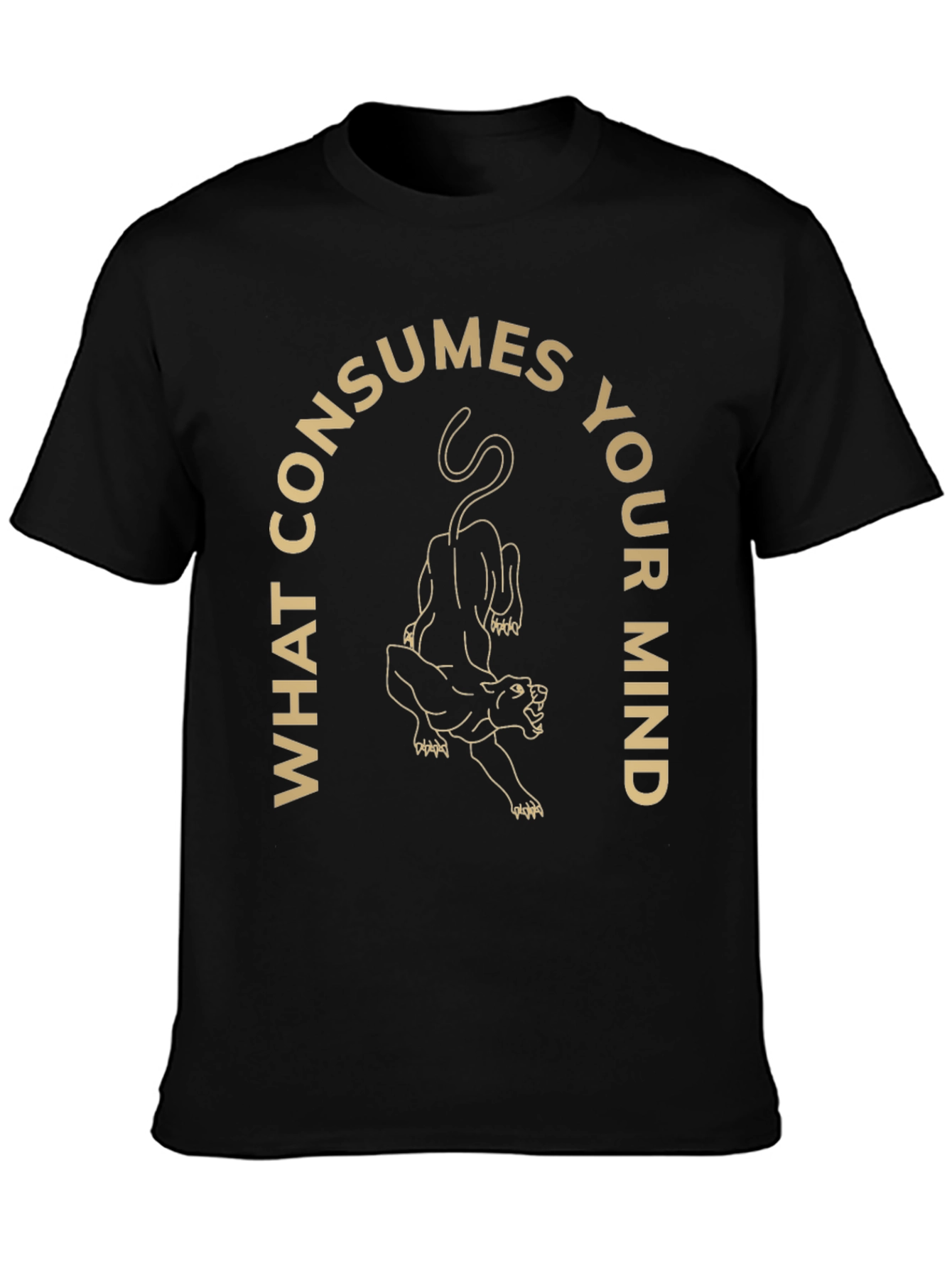 Mind Consuming Panther Graphic T-Shirt