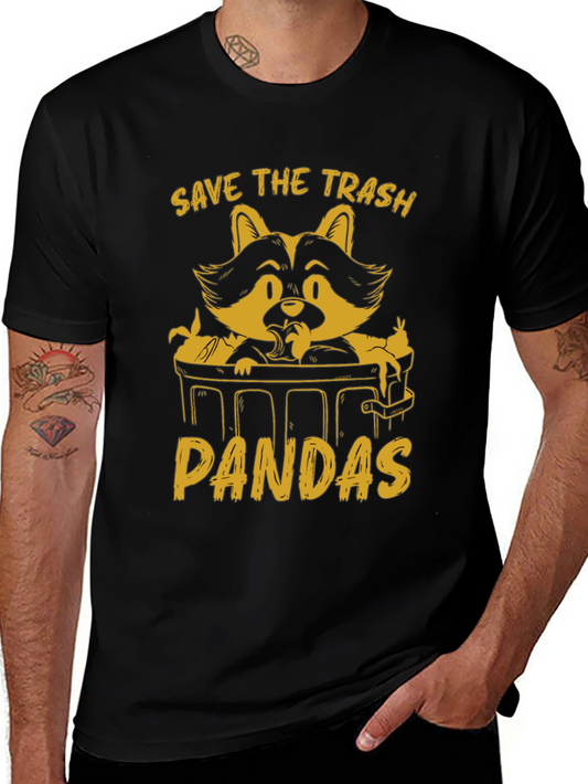 Save The Trash Pandas Graphic T-Shirt