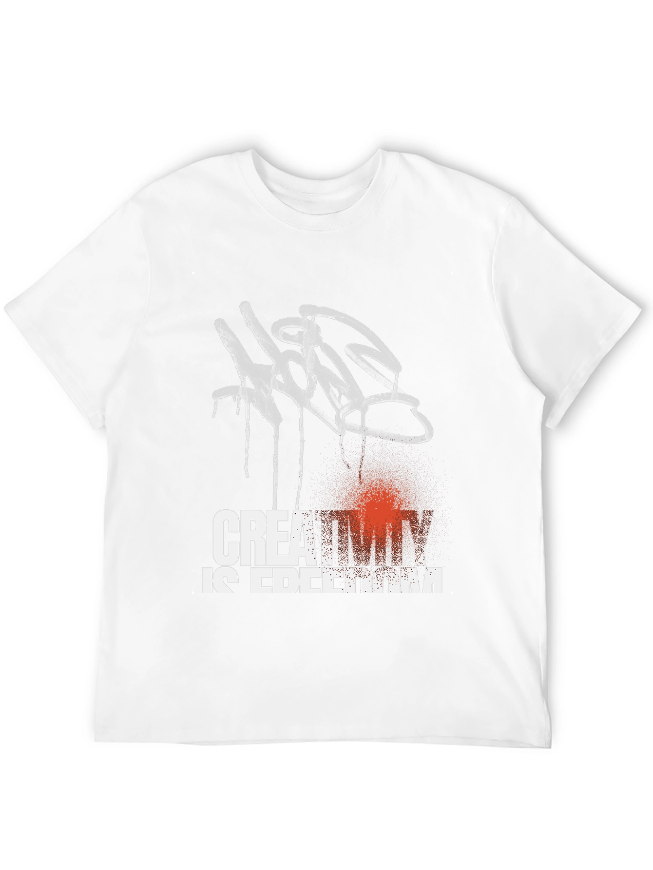 Creativity is Freedom Black Graphic Tee