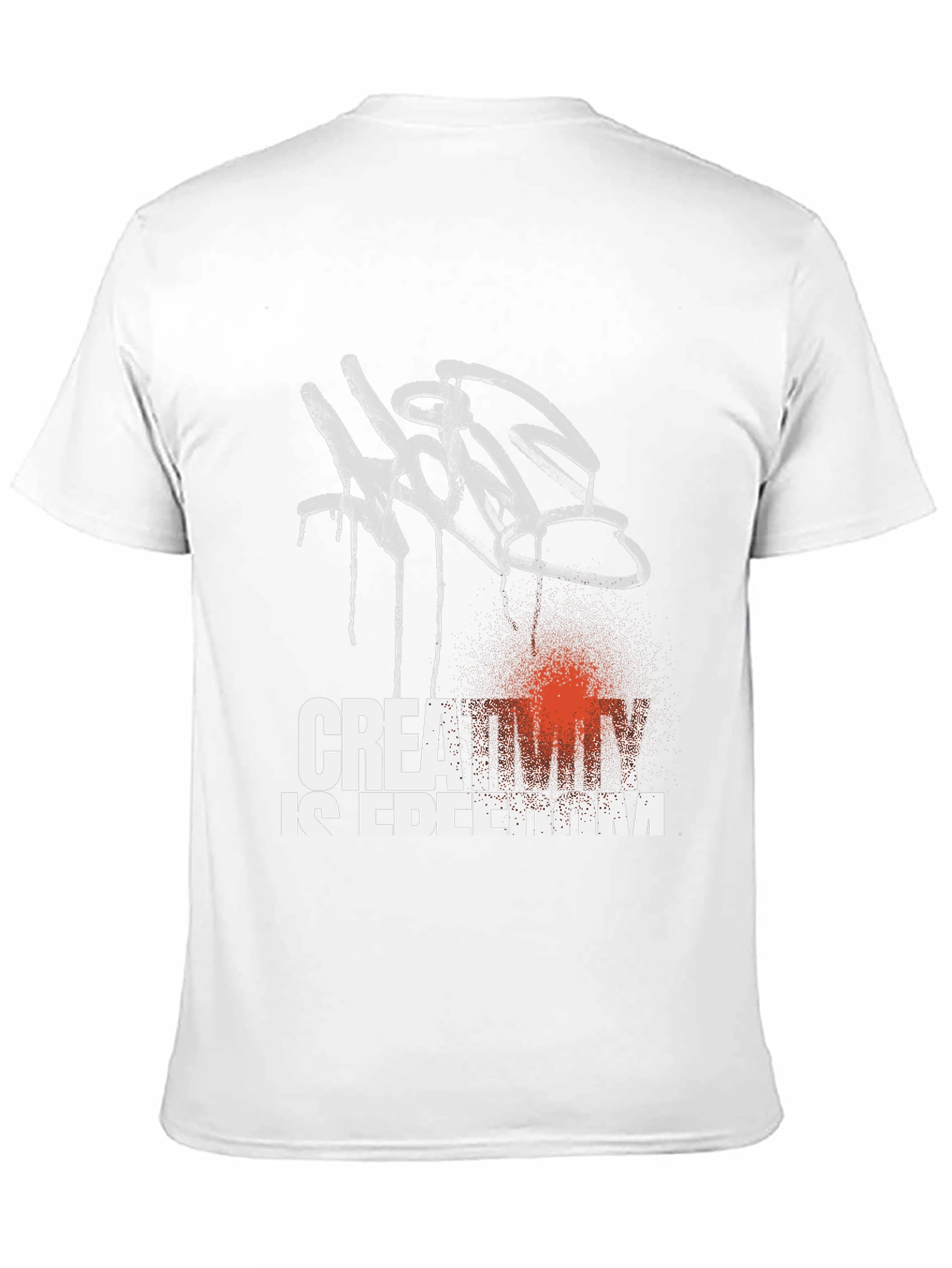 Creativity is Freedom Black Graphic Tee