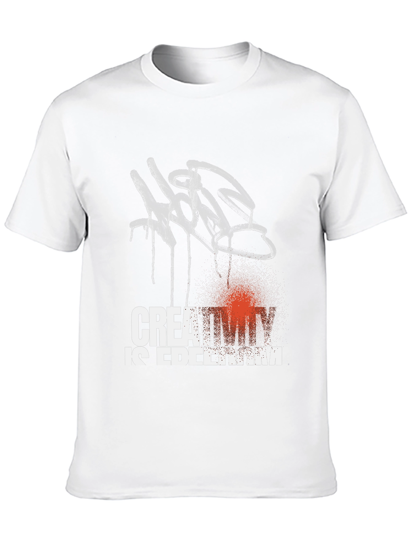 Creativity is Freedom Black Graphic Tee