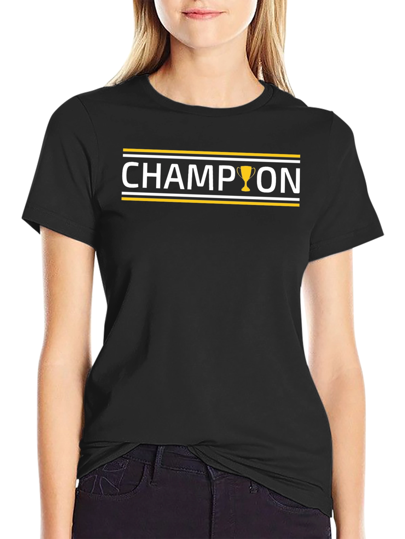 Champion Graphic Tee - Black