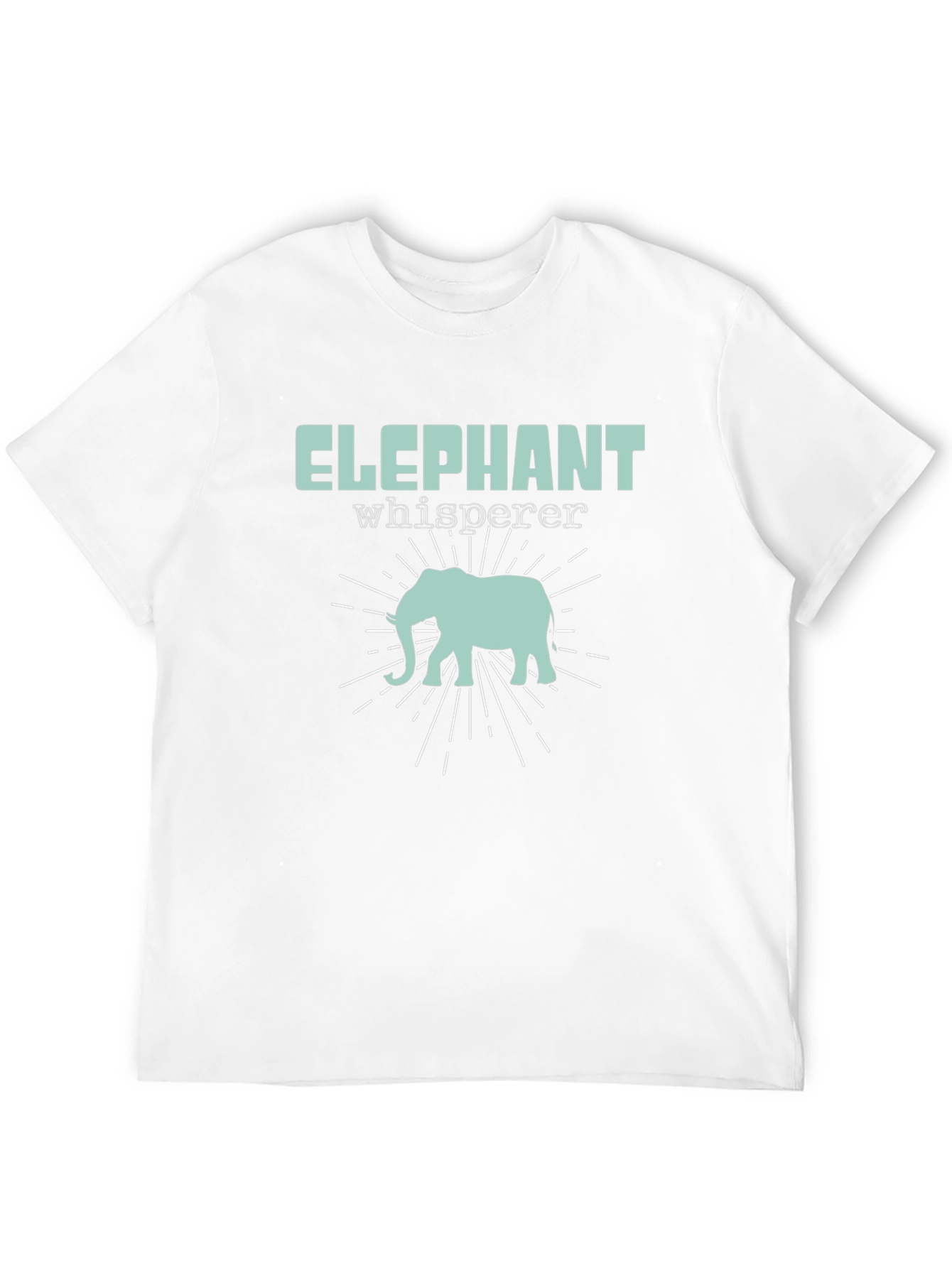 Elephant Whisperer Graphic T-Shirt - Black