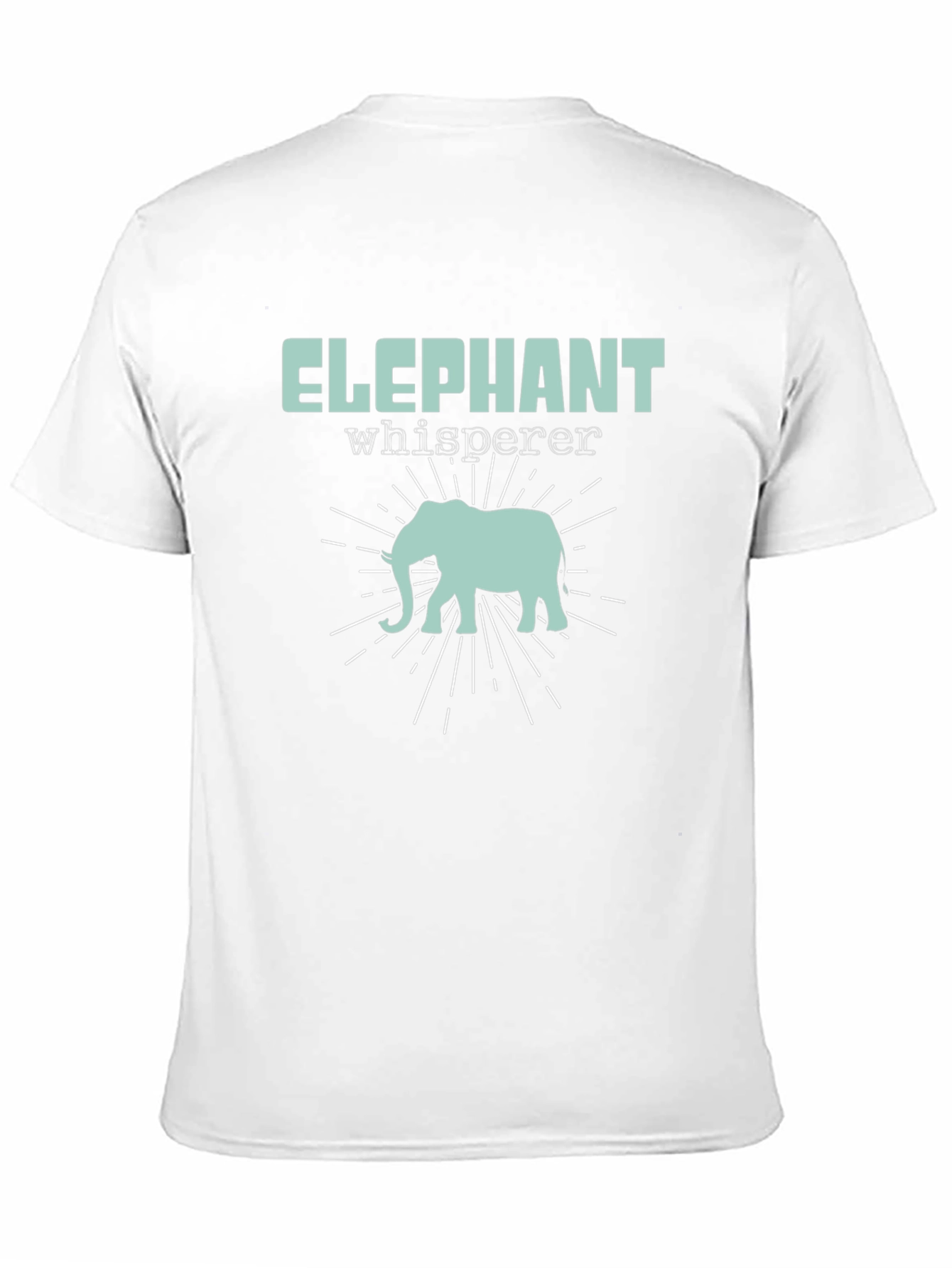Elephant Whisperer Graphic T-Shirt - Black