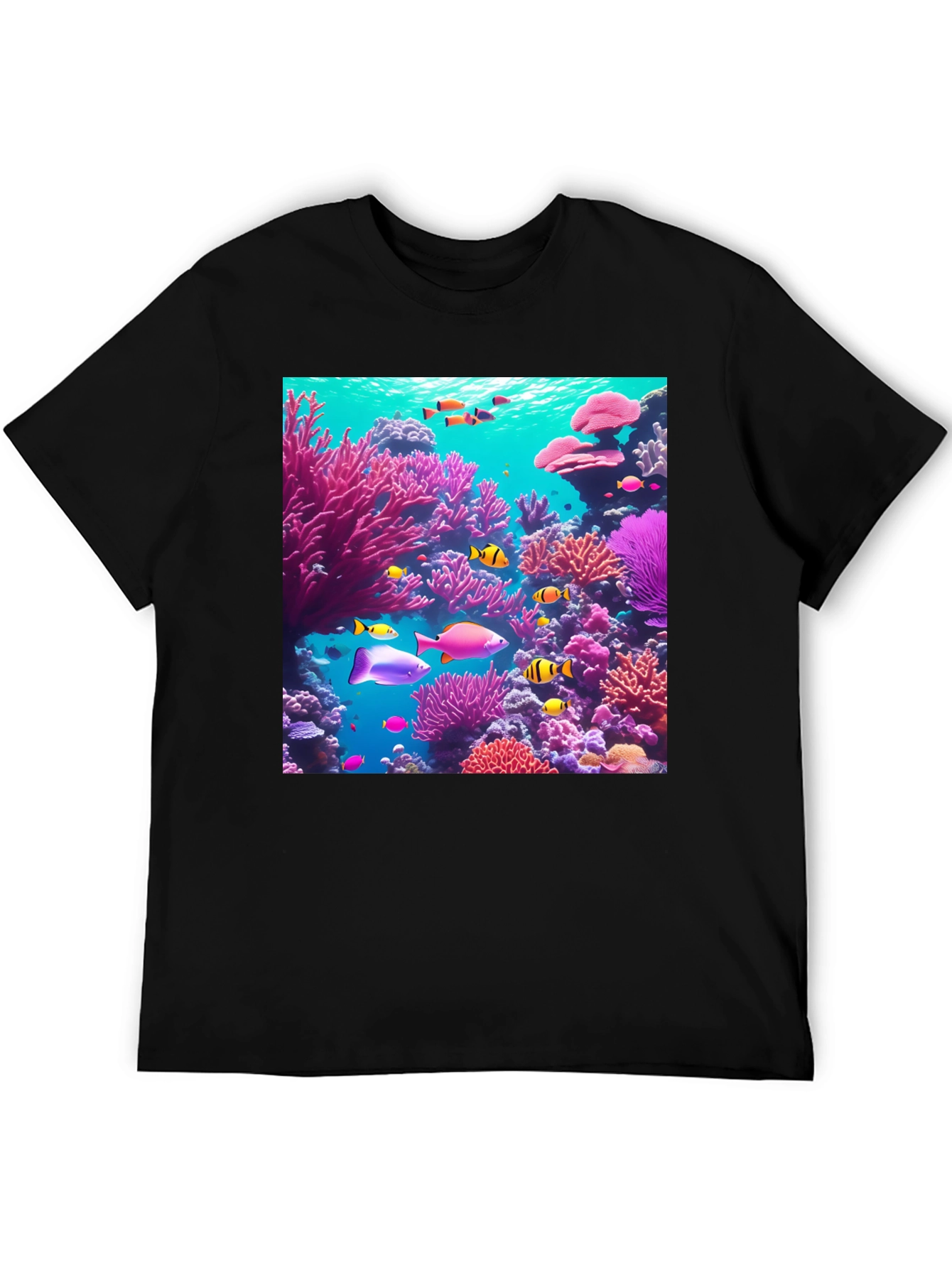 Vibrant Coral Reef Graphic Tee