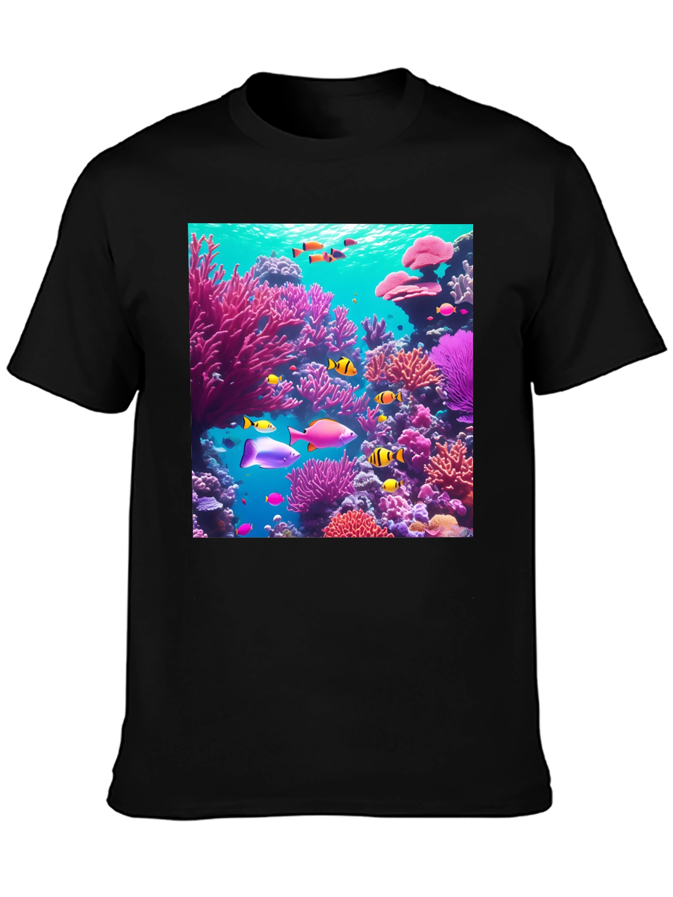 Vibrant Coral Reef Graphic Tee