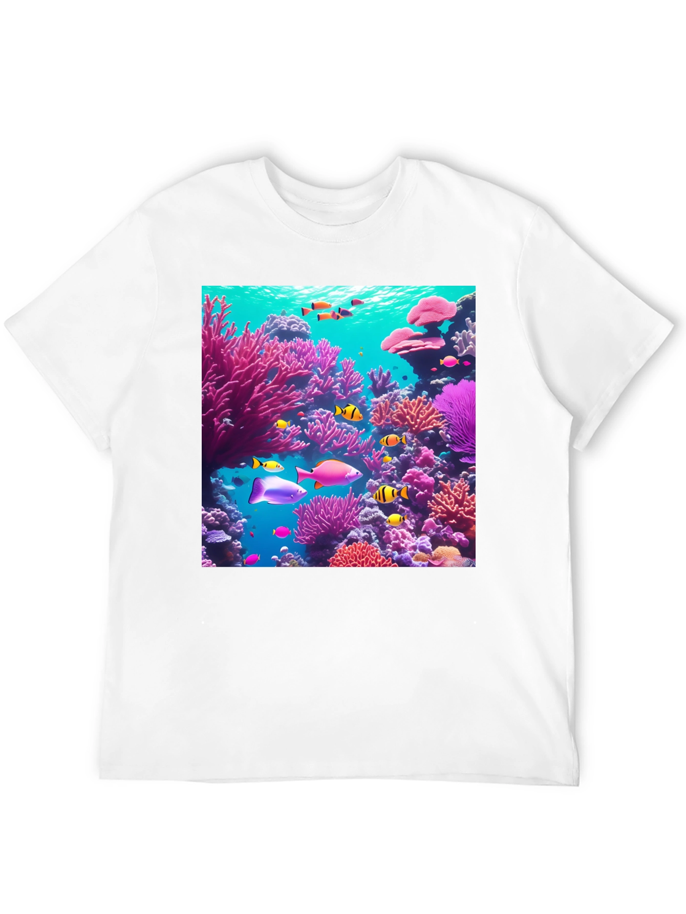 Vibrant Coral Reef Graphic Tee