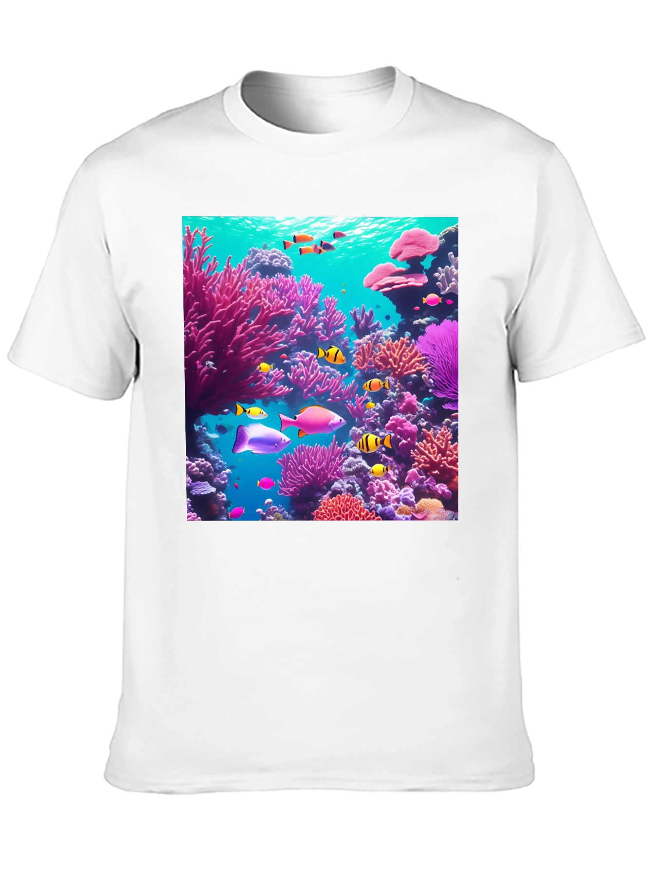 Vibrant Coral Reef Graphic Tee