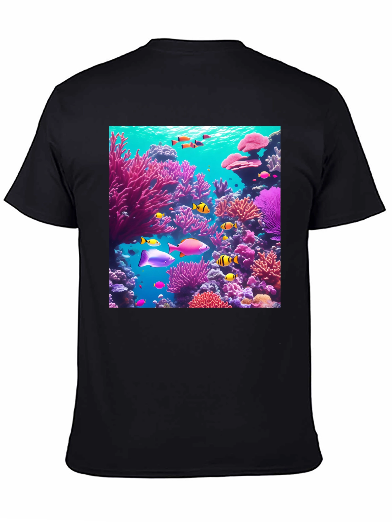 Vibrant Coral Reef Graphic Tee