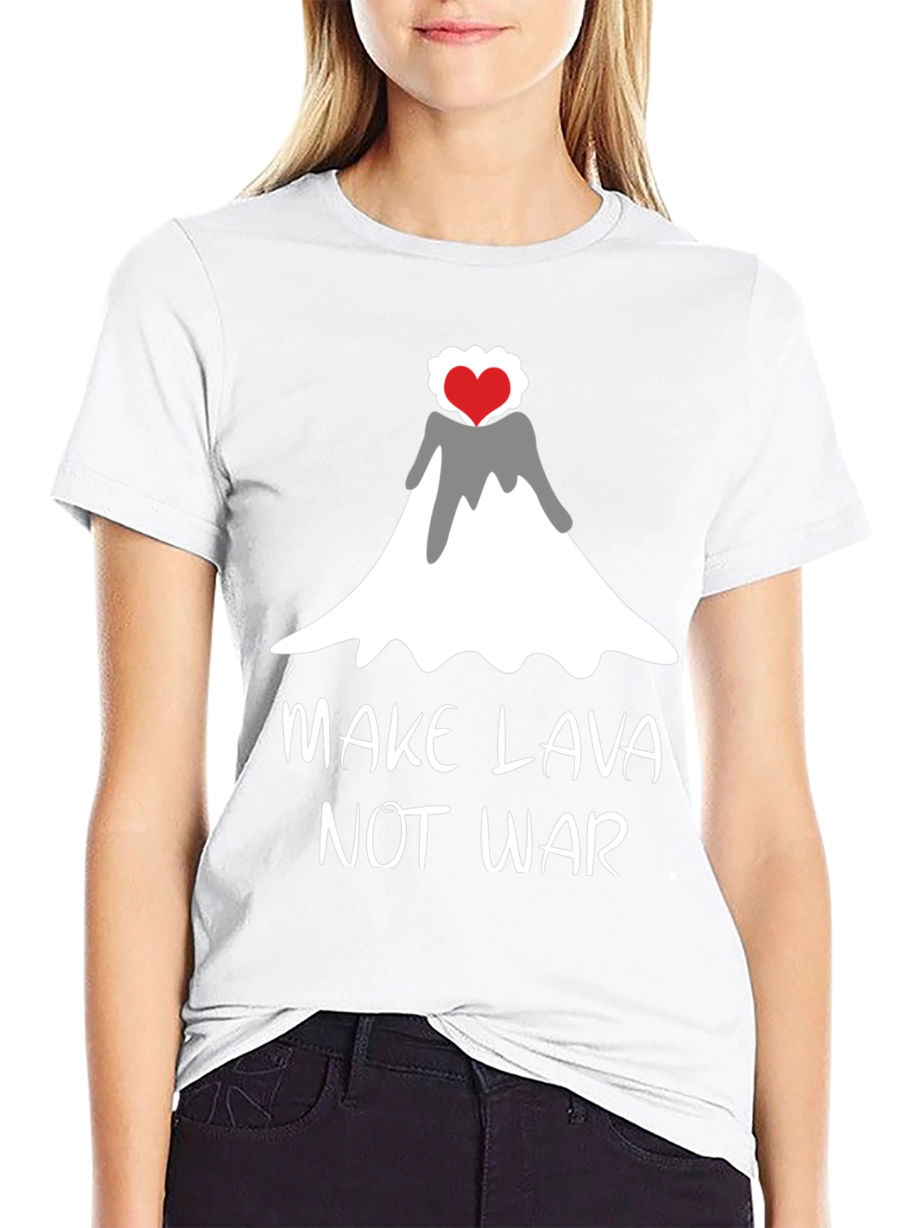 Make Lava Not War Graphic Tee