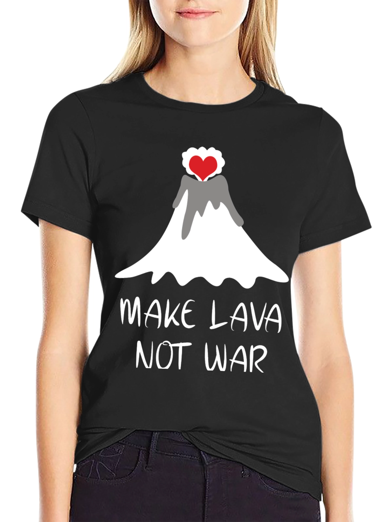 Make Lava Not War Graphic Tee