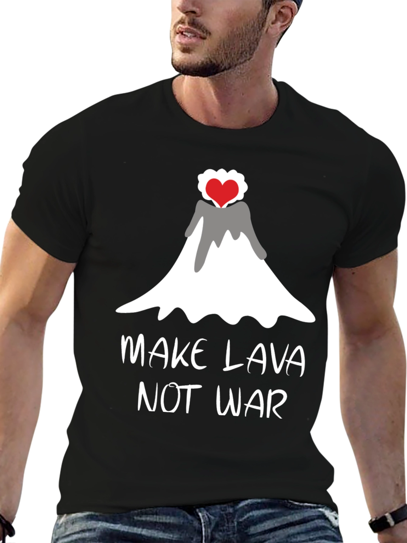 Make Lava Not War Graphic Tee