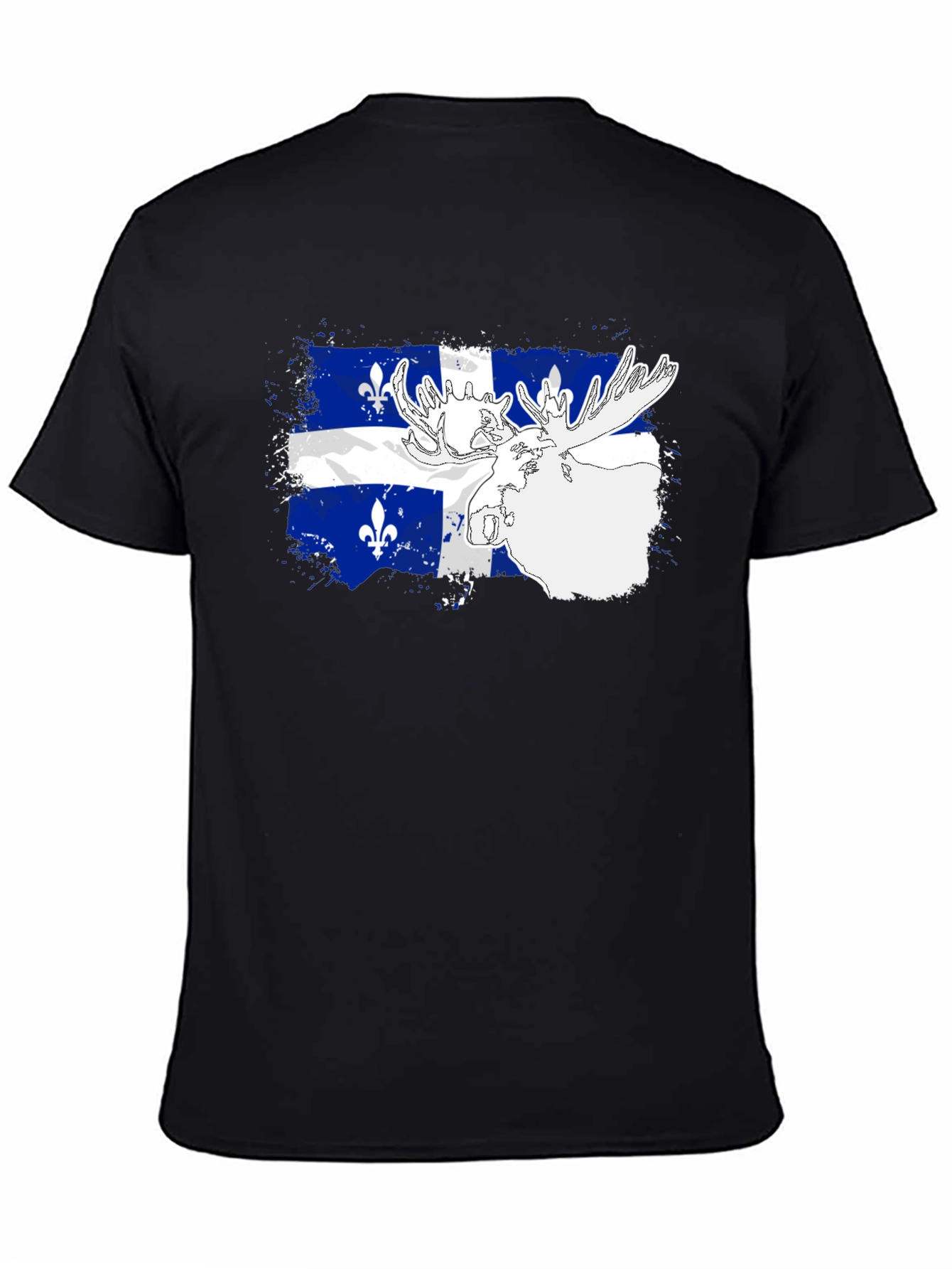 Quebec Flag Moose Graphic Tee