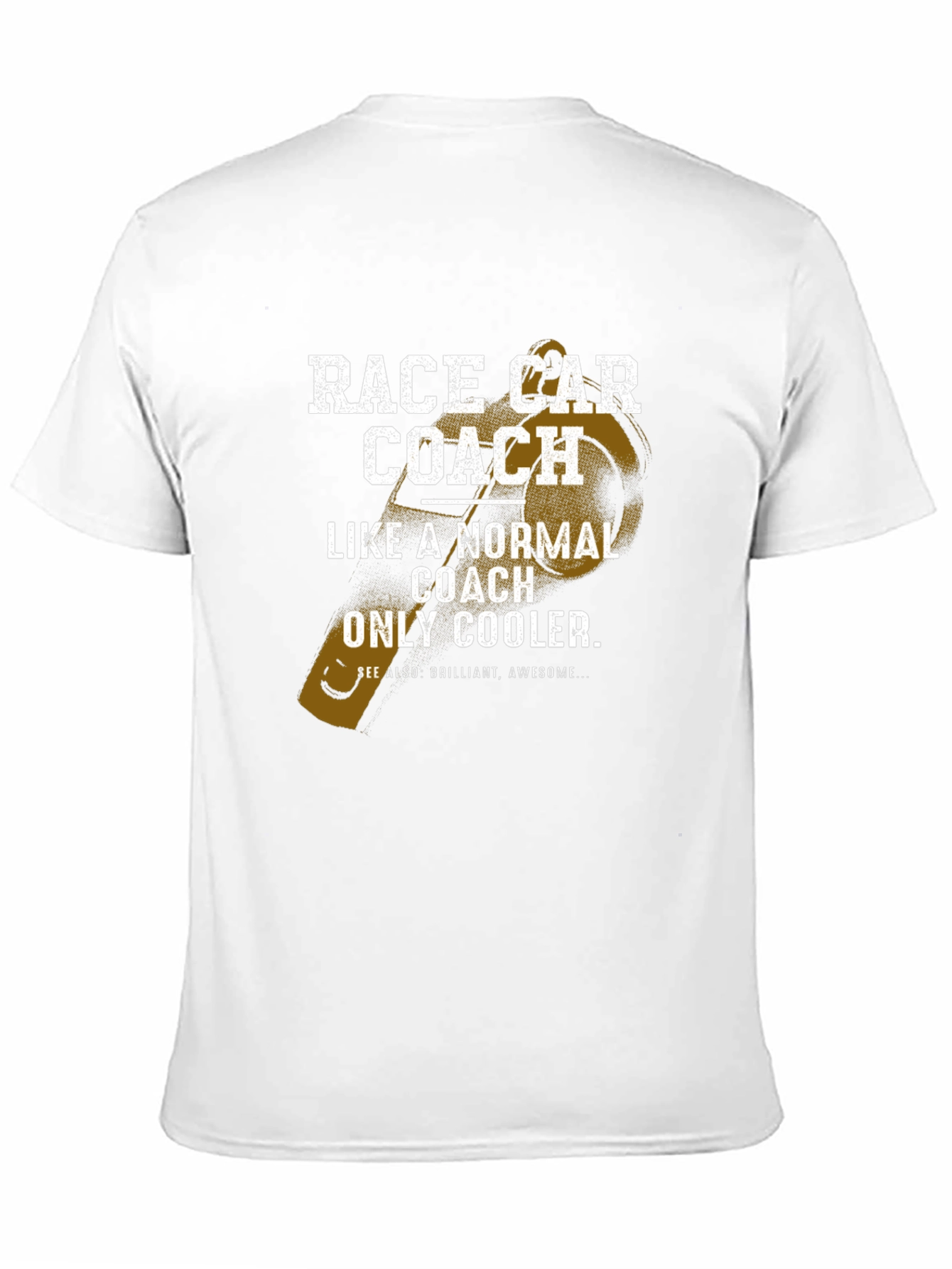 Race Car Coach T-Shirt - Cool Coach Apparel