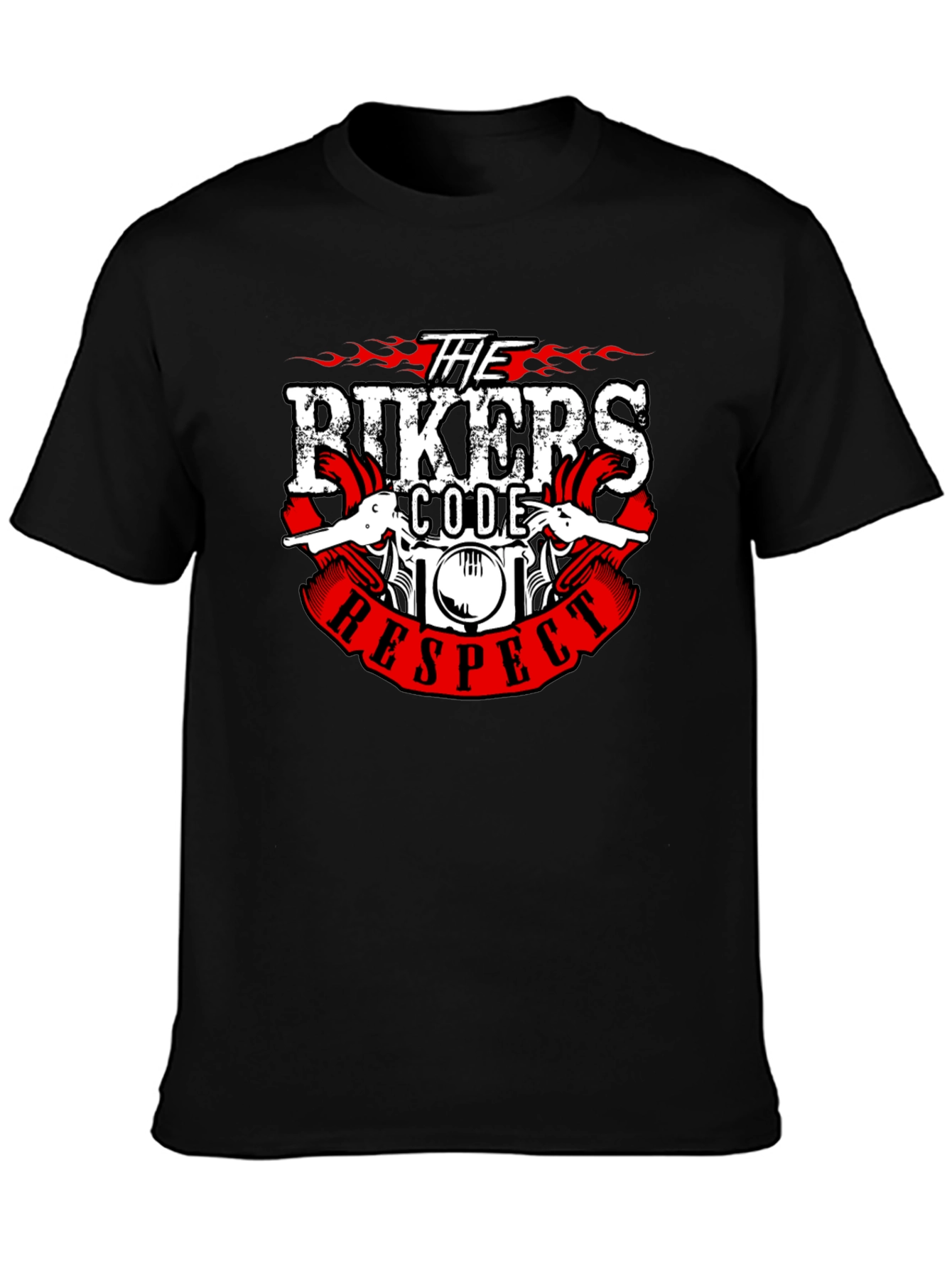 Bikers Code Respect Graphic T-Shirt