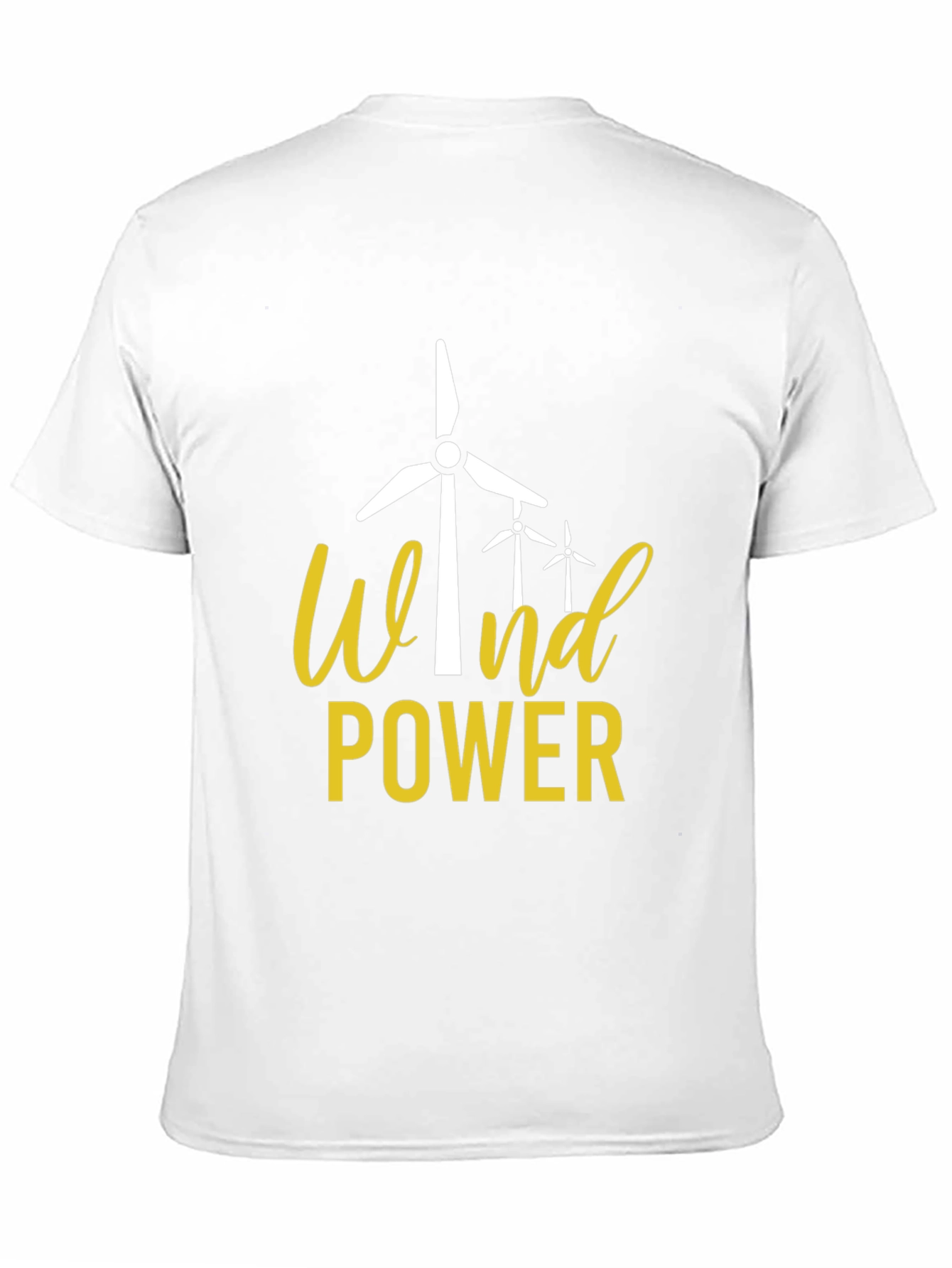 Wind Power Graphic Tee - Eco-Friendly Energy Shirt