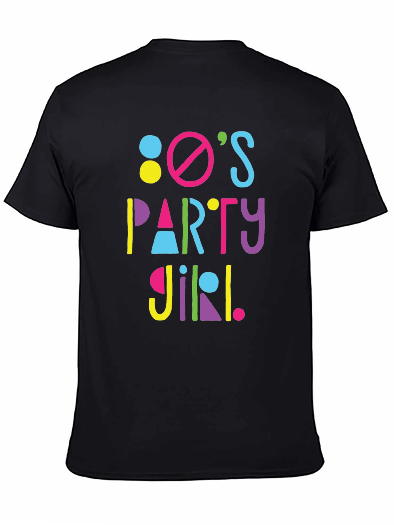 80s Party Girl Graphic T-Shirt - Retro Fun!