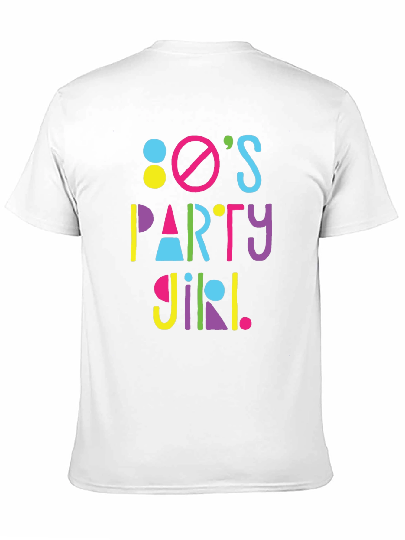 80s Party Girl Graphic T-Shirt - Retro Fun!