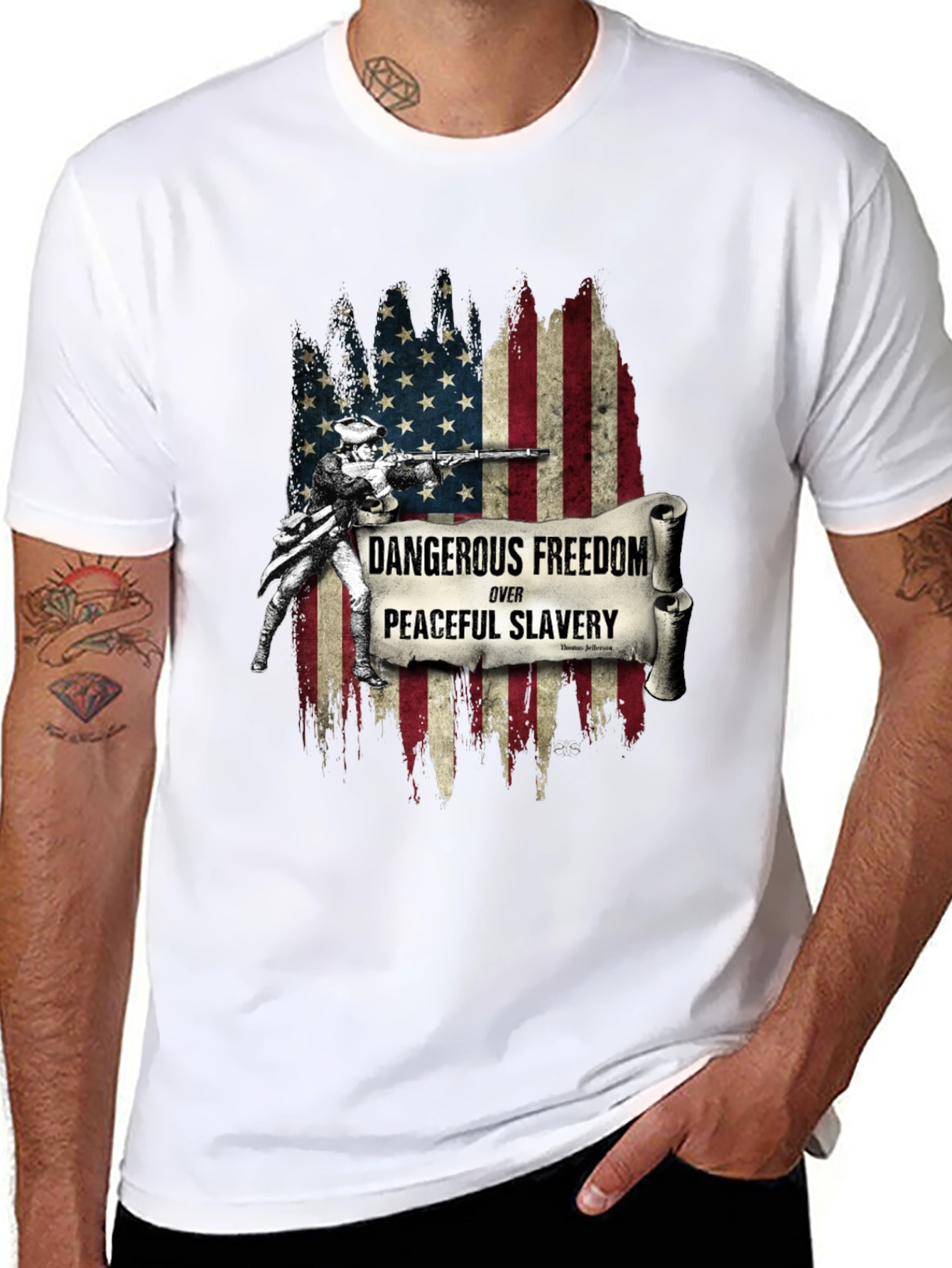 Dangerous Freedom Patriotic T-Shirt