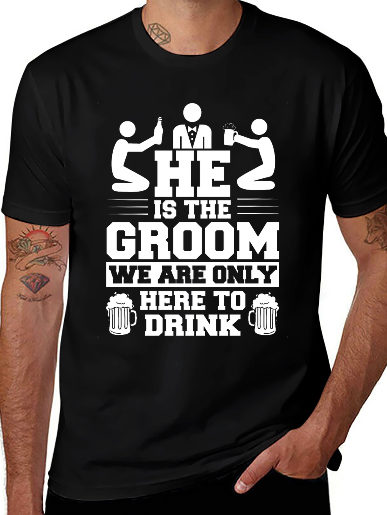 Groom Crew T-Shirt - Party Wedding Tee