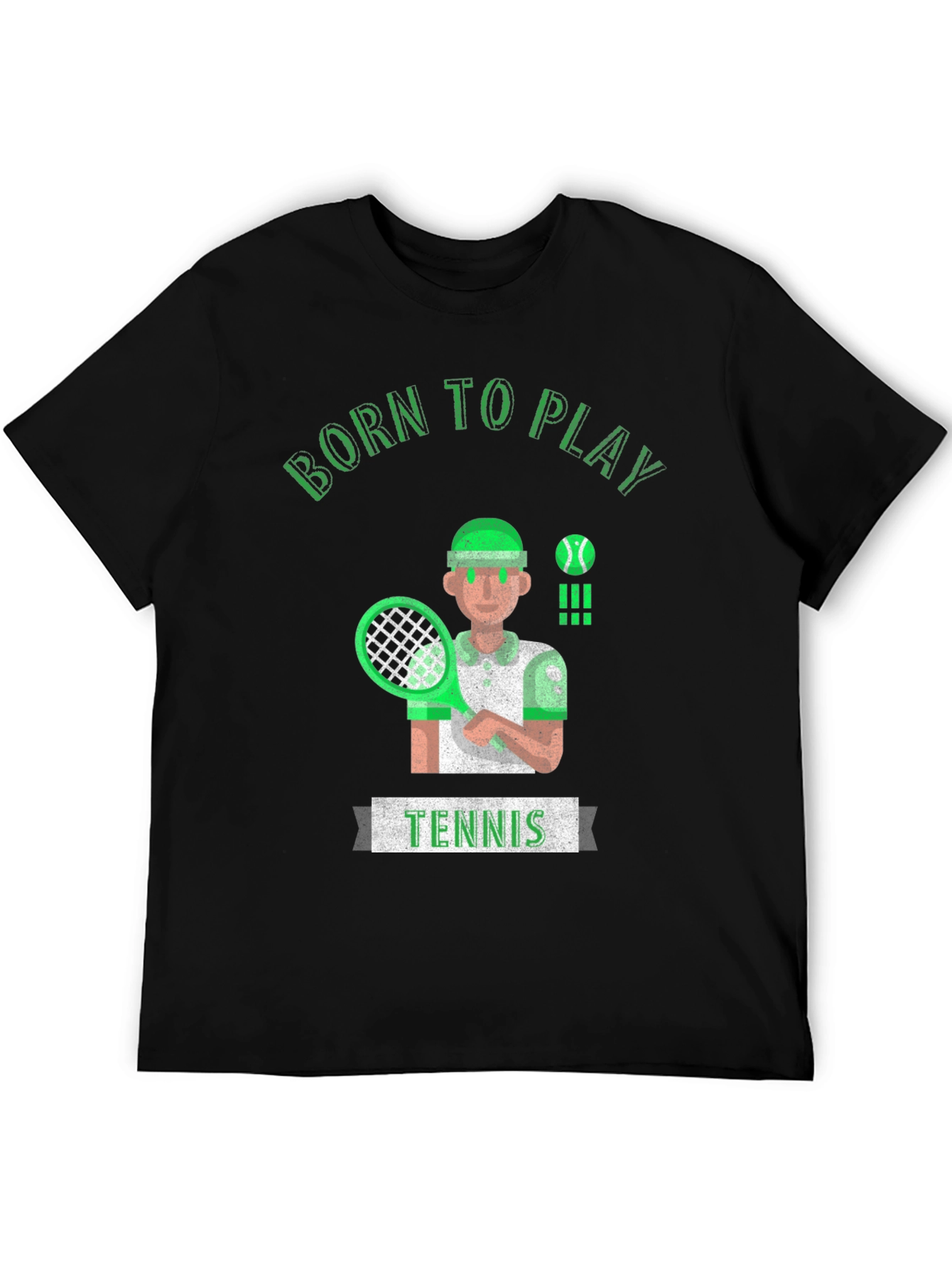 Born to Play Tennis Graphic Tee