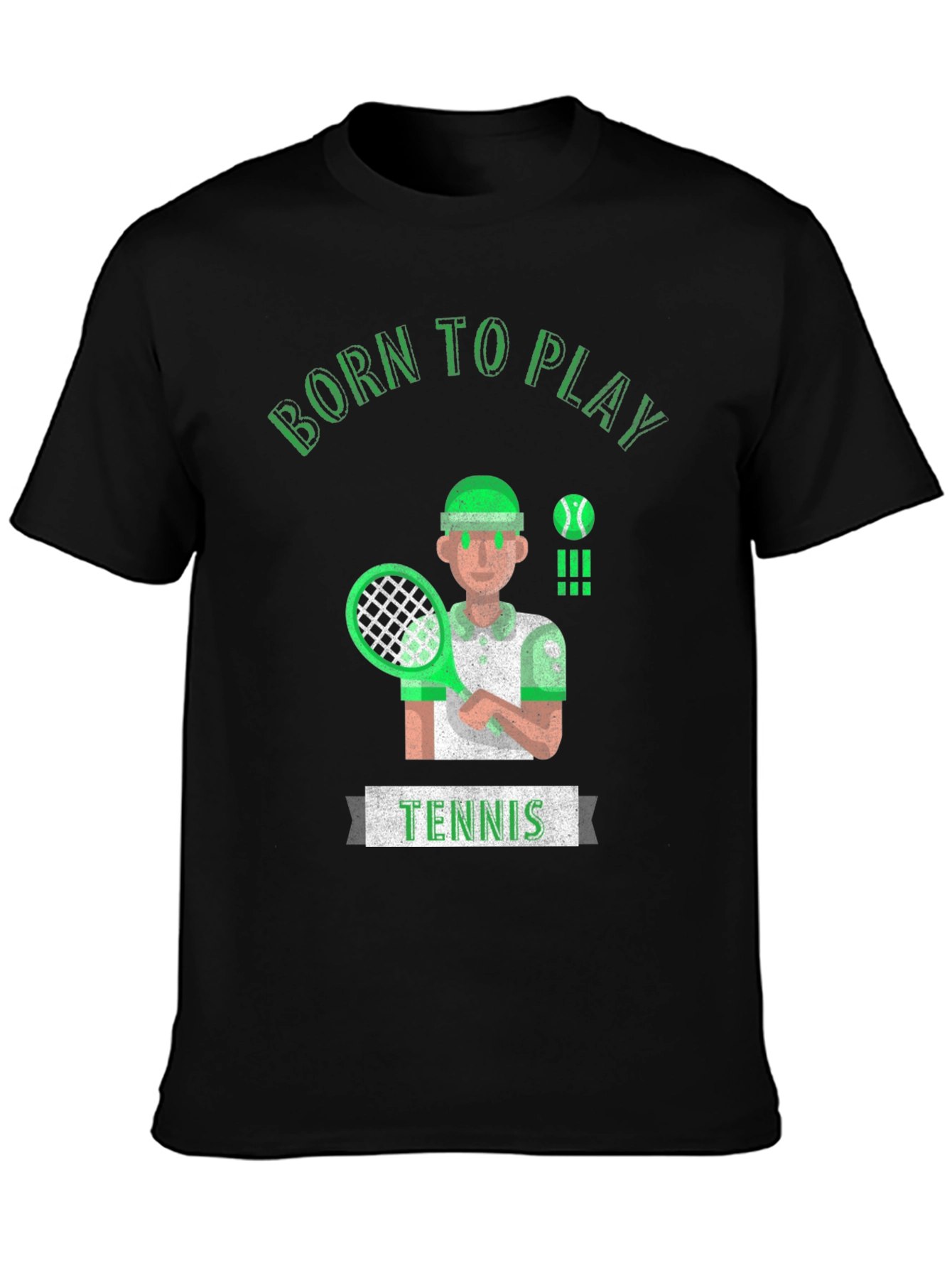 Born to Play Tennis Graphic Tee