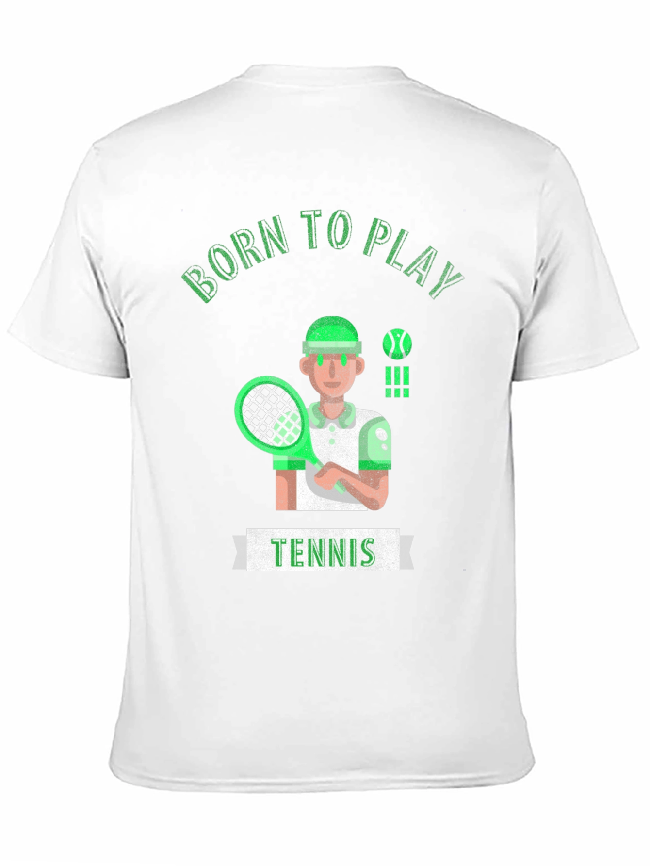 Born to Play Tennis Graphic Tee