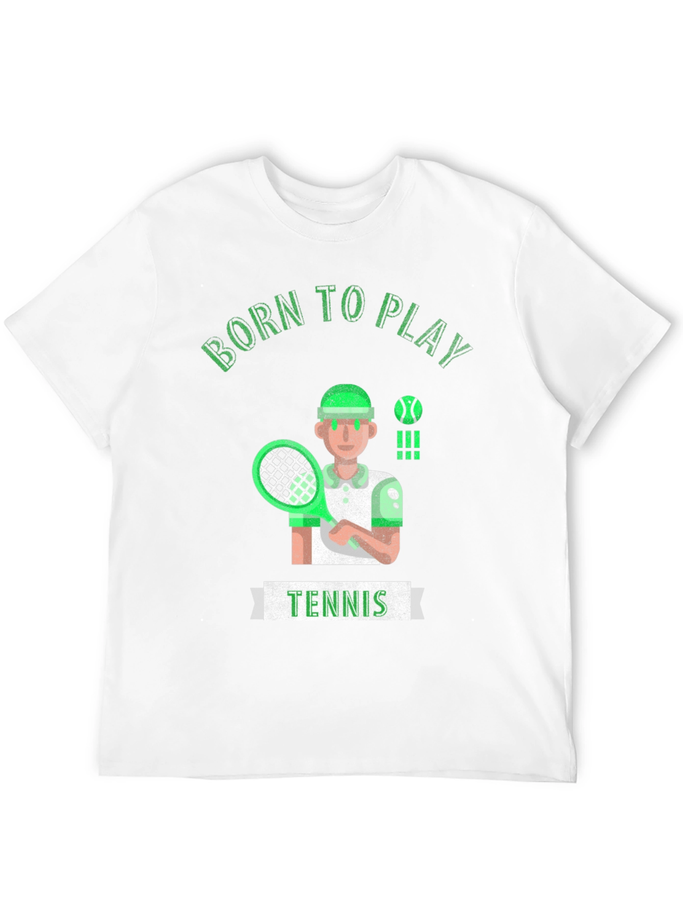 Born to Play Tennis Graphic Tee