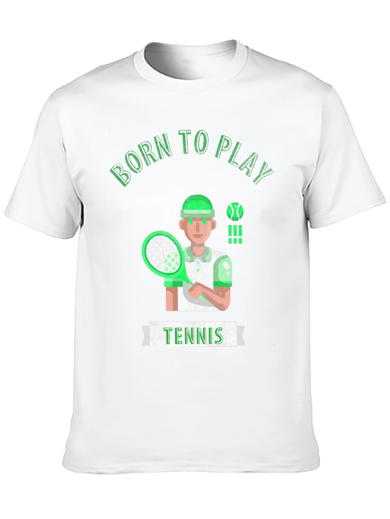 Born to Play Tennis Graphic Tee