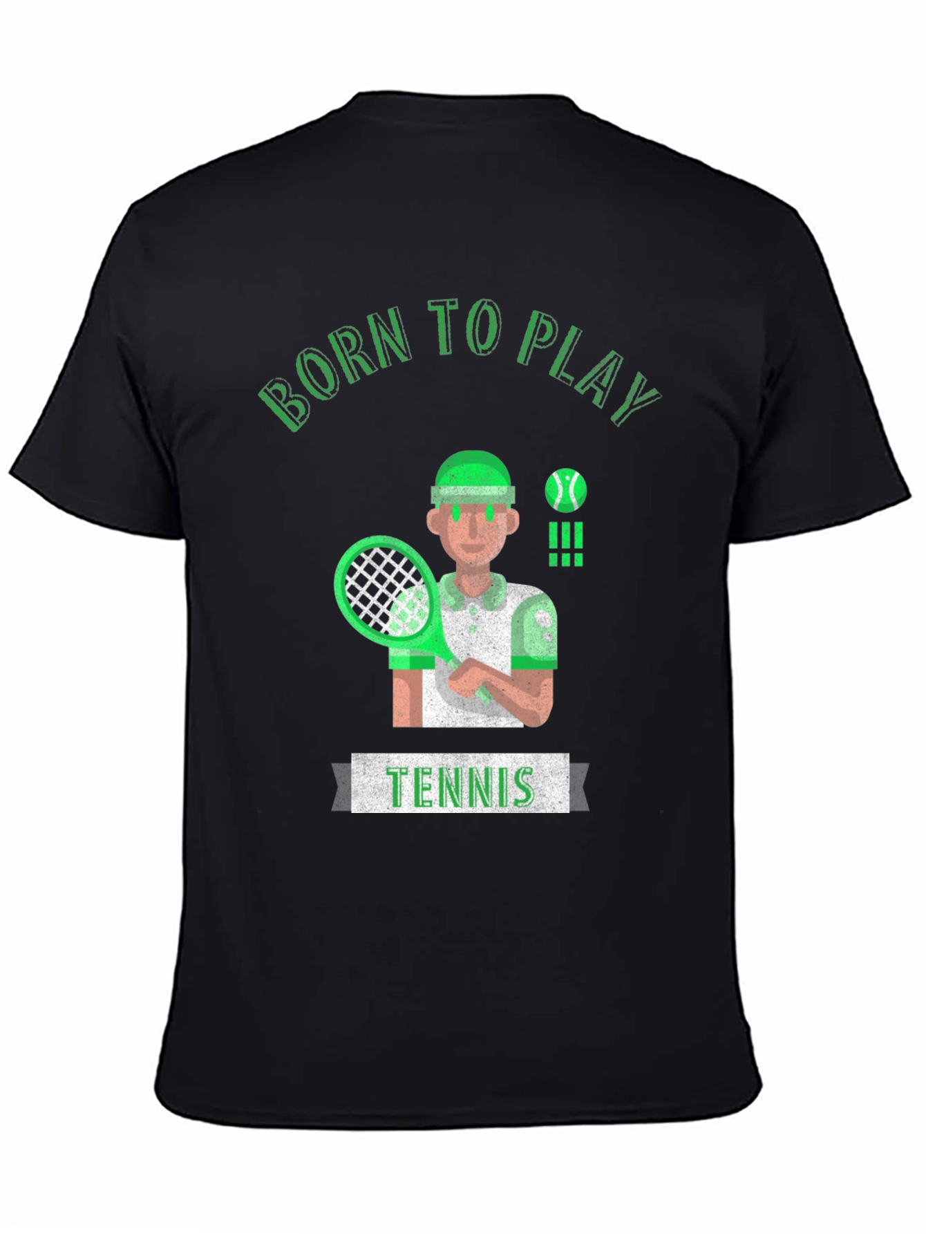 Born to Play Tennis Graphic Tee