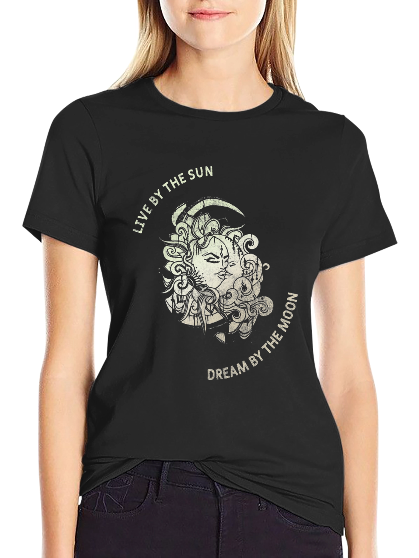 Sun & Moon Graphic Tee - Dreamy Unisex T-Shirt