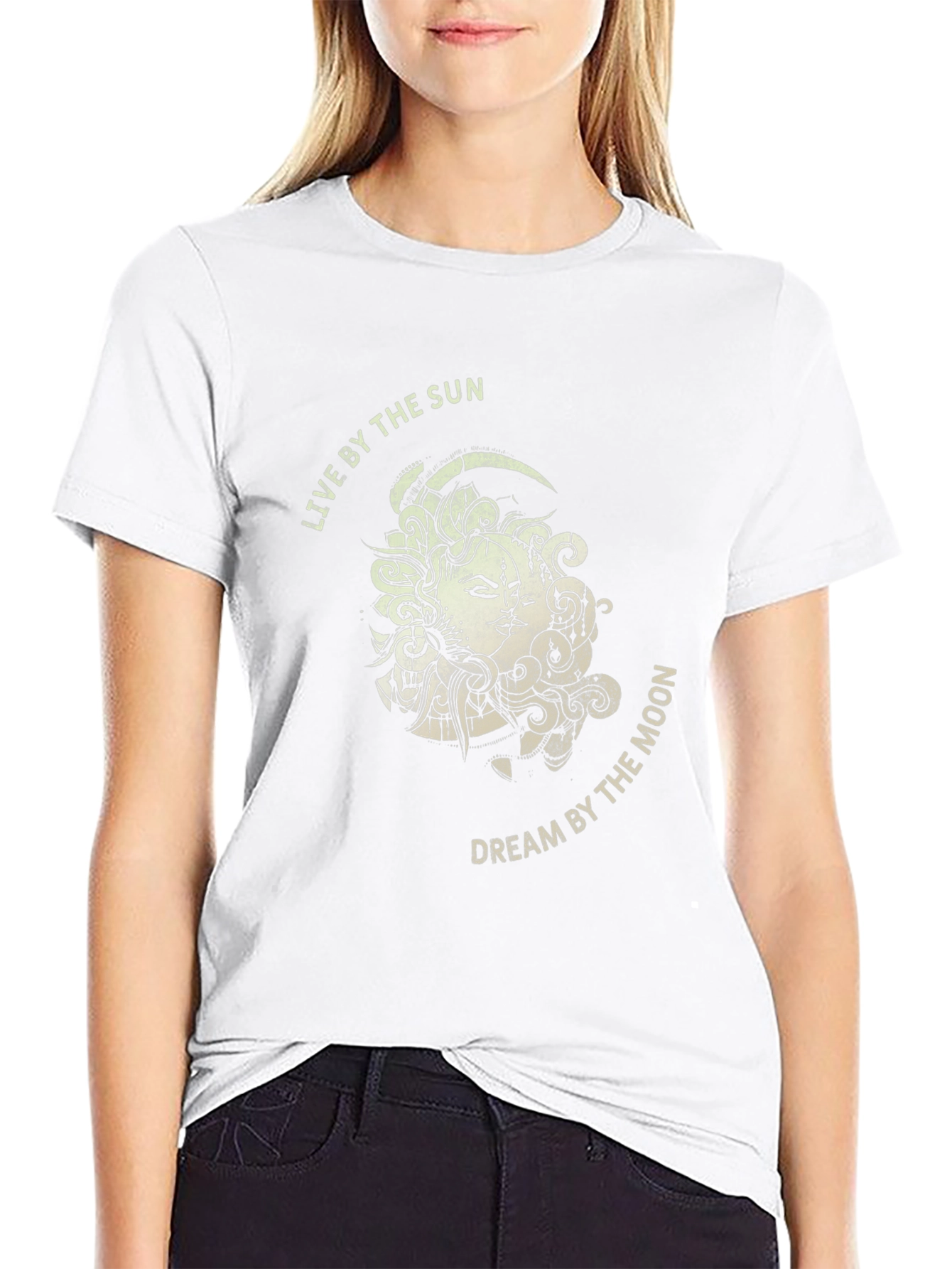 Sun & Moon Graphic Tee - Dreamy Unisex T-Shirt