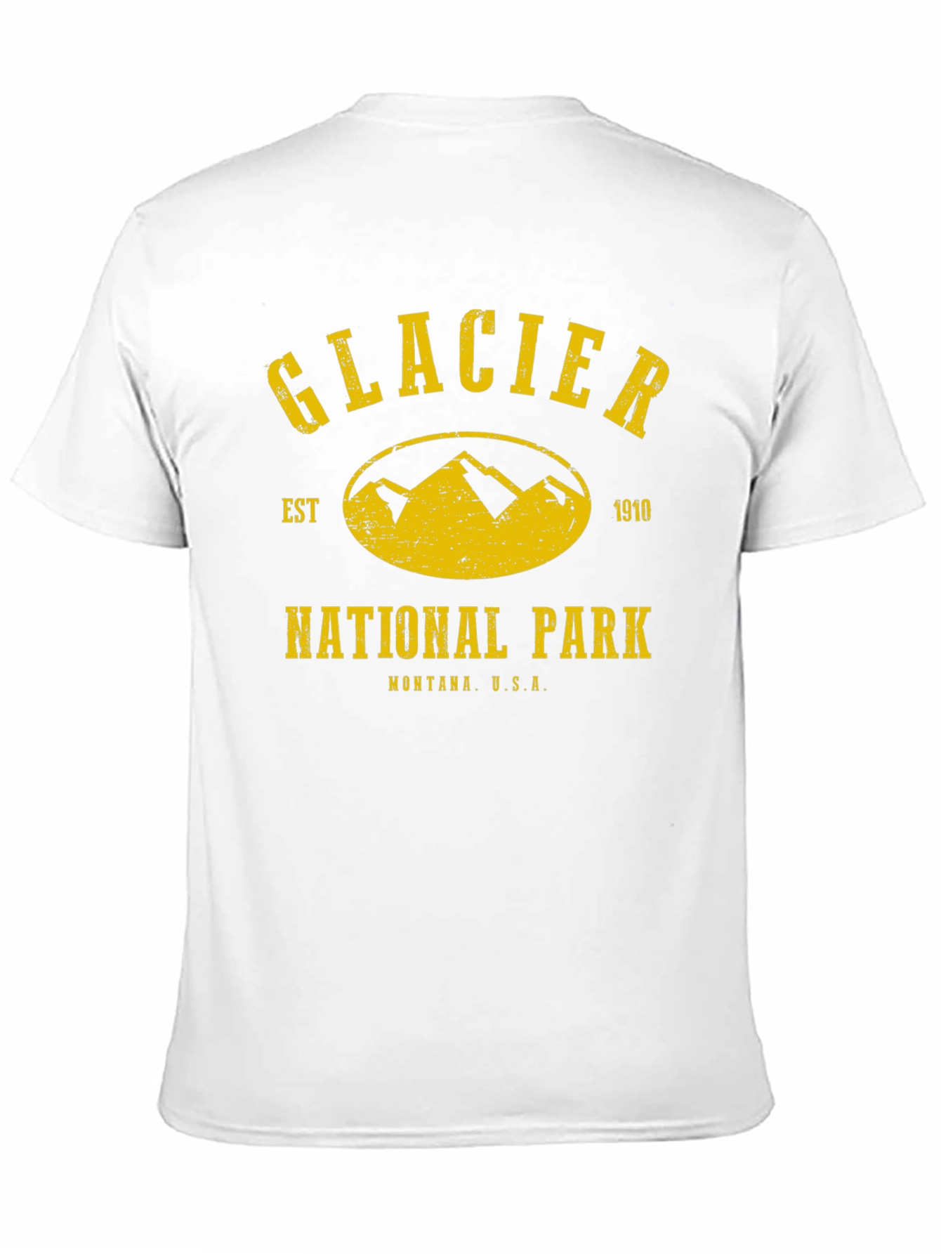 Glacier National Park T-Shirt - Black Tee