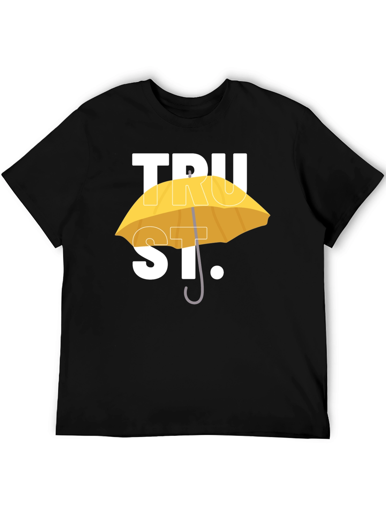 TRUST T-Shirt - Yellow Umbrella Design