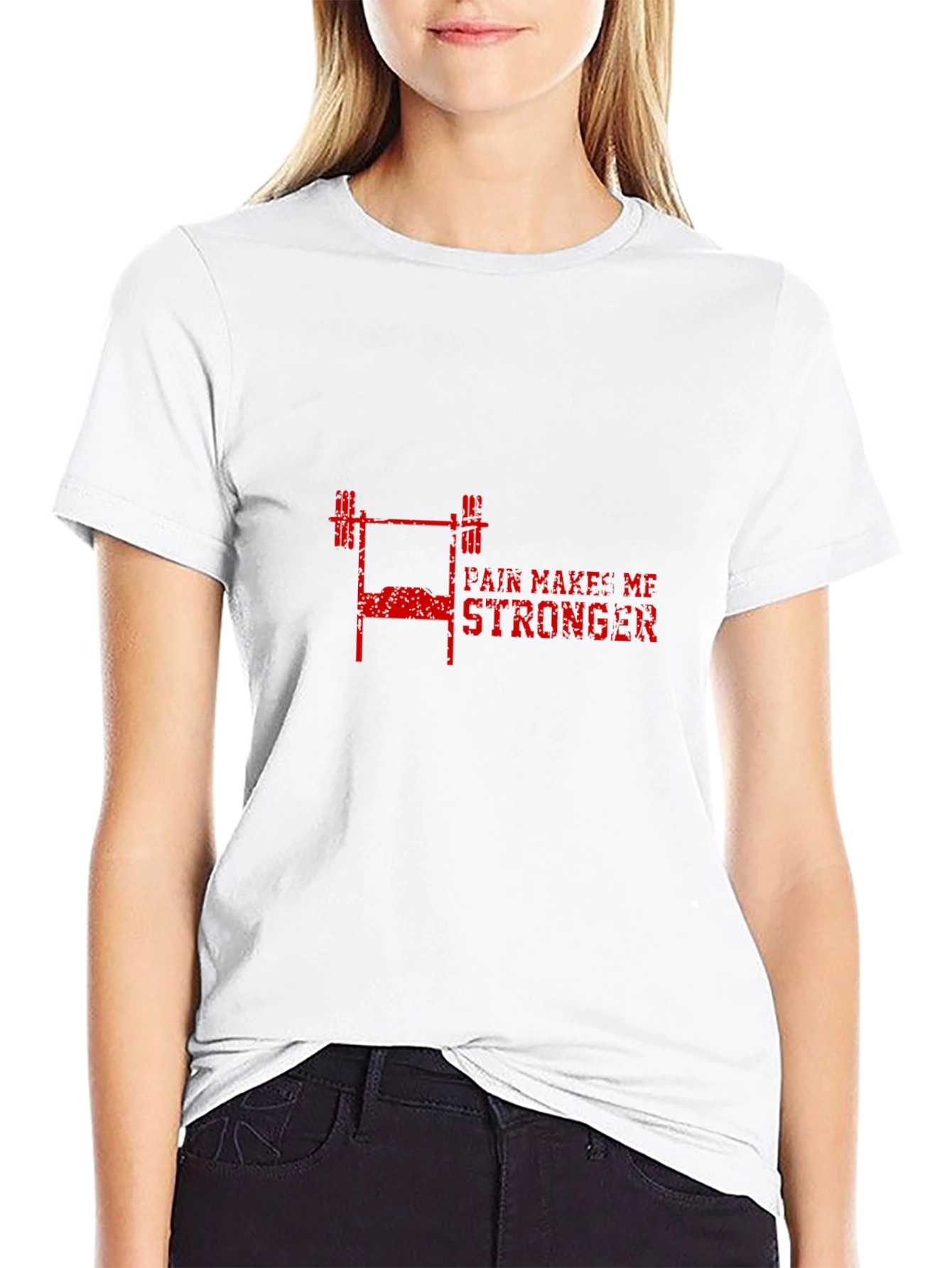Pain Makes Me Stronger Gym T-Shirt
